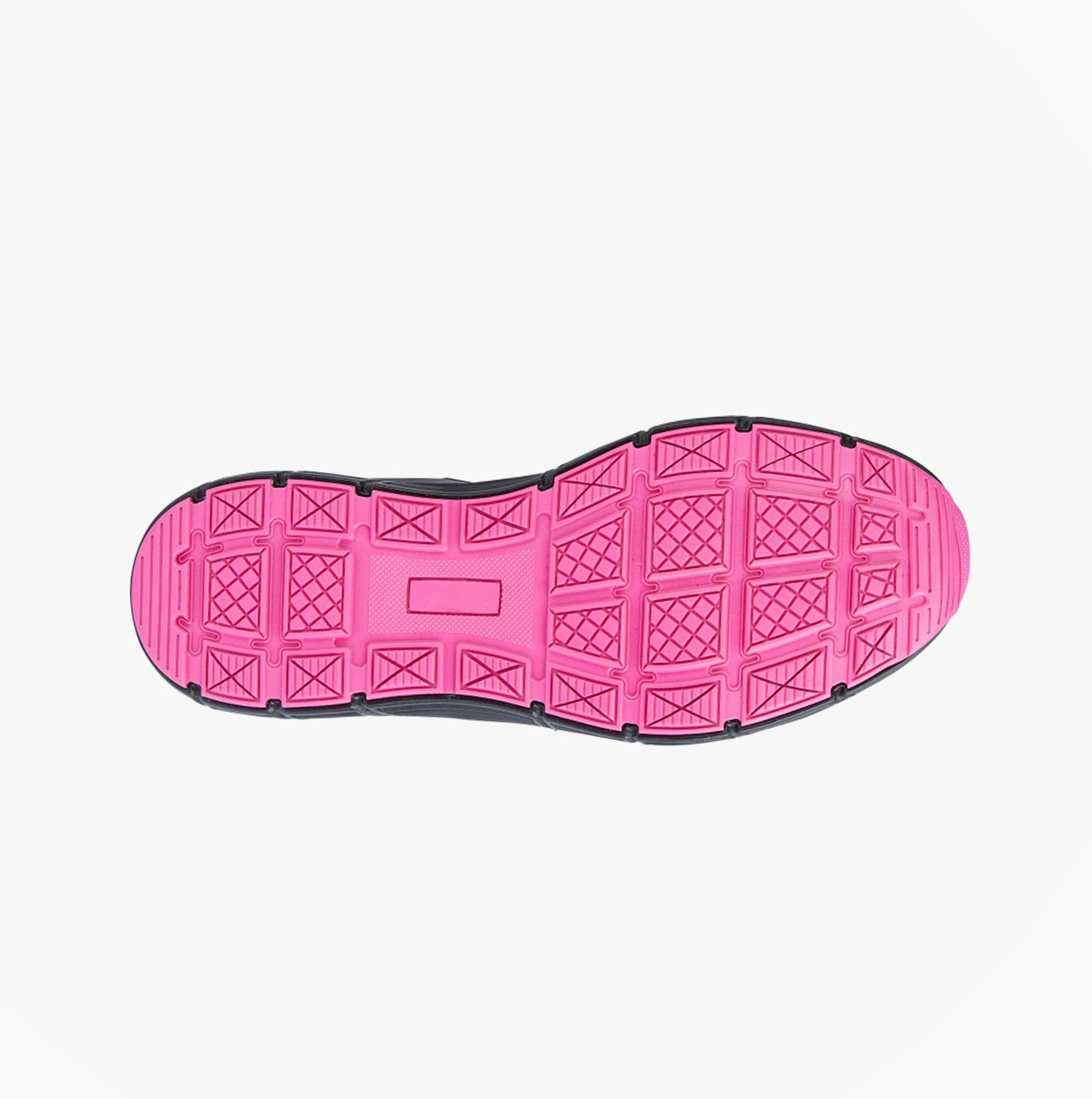 Grafters L383A Womens Safety Trainers Black/Hot Pink