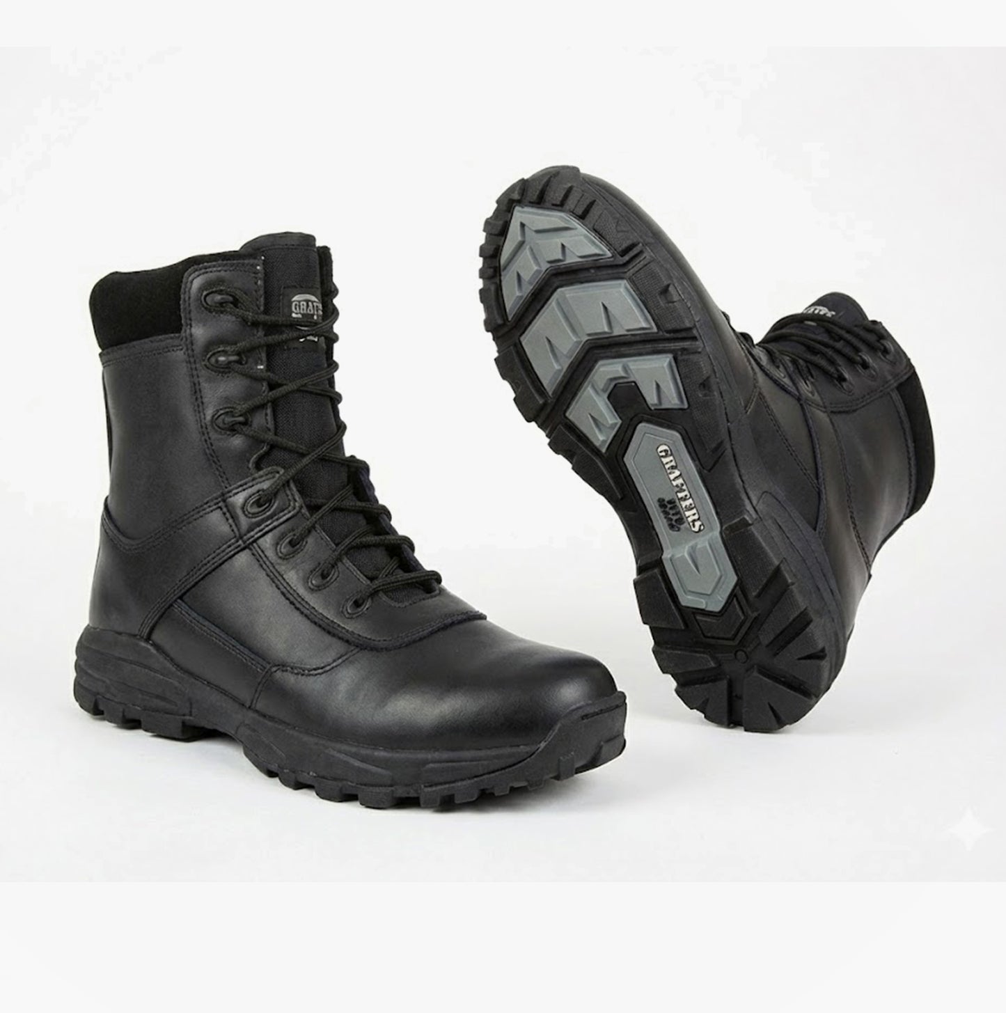 Grafters TIGER Mens Boots Black