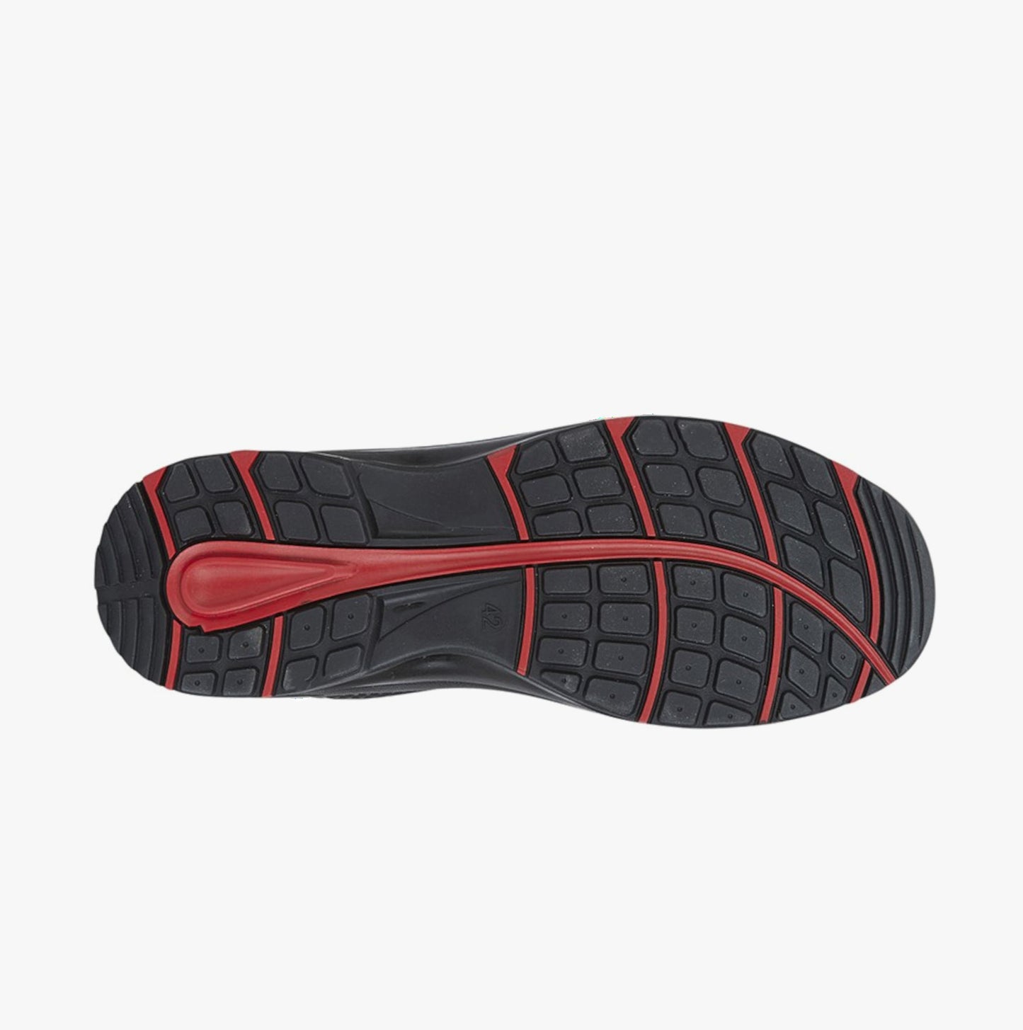 Grafters M320A Mens Composite Toe Safety Trainers Black/Red