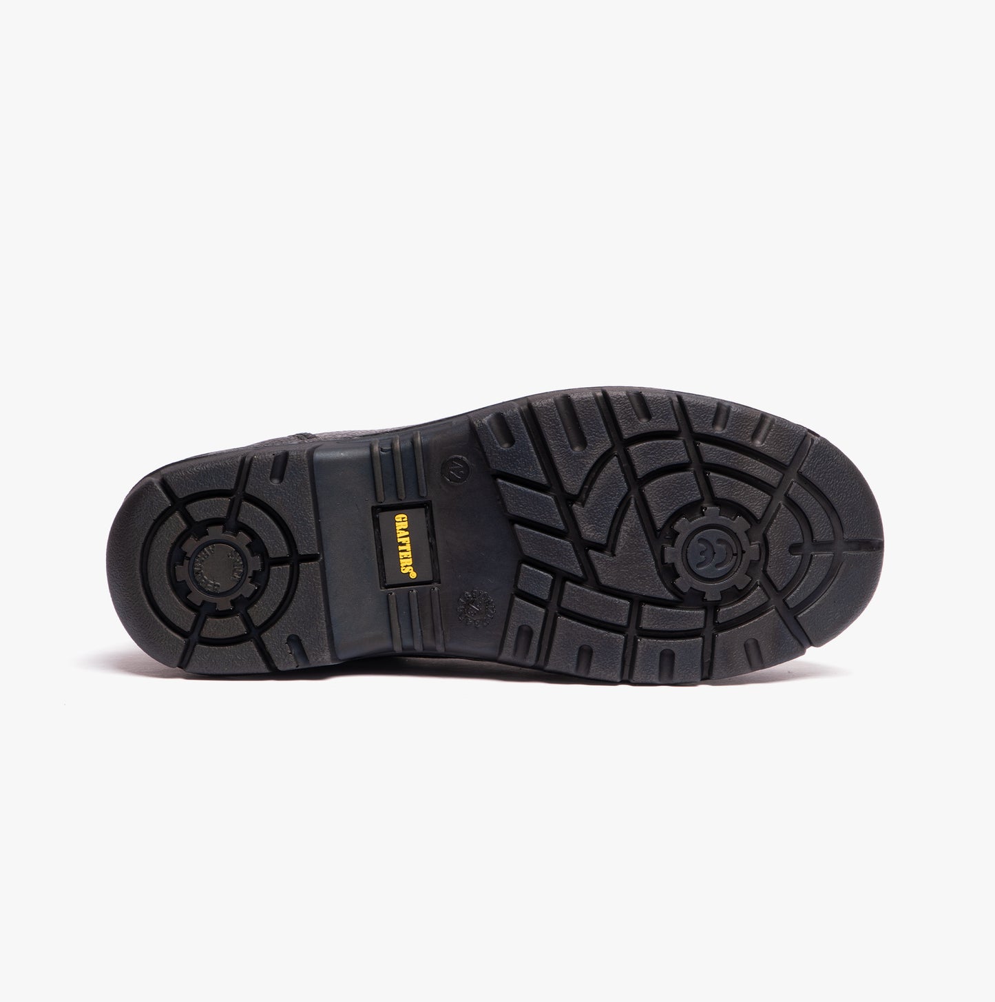Grafters M530A Mens Leather Safety Shoes Black