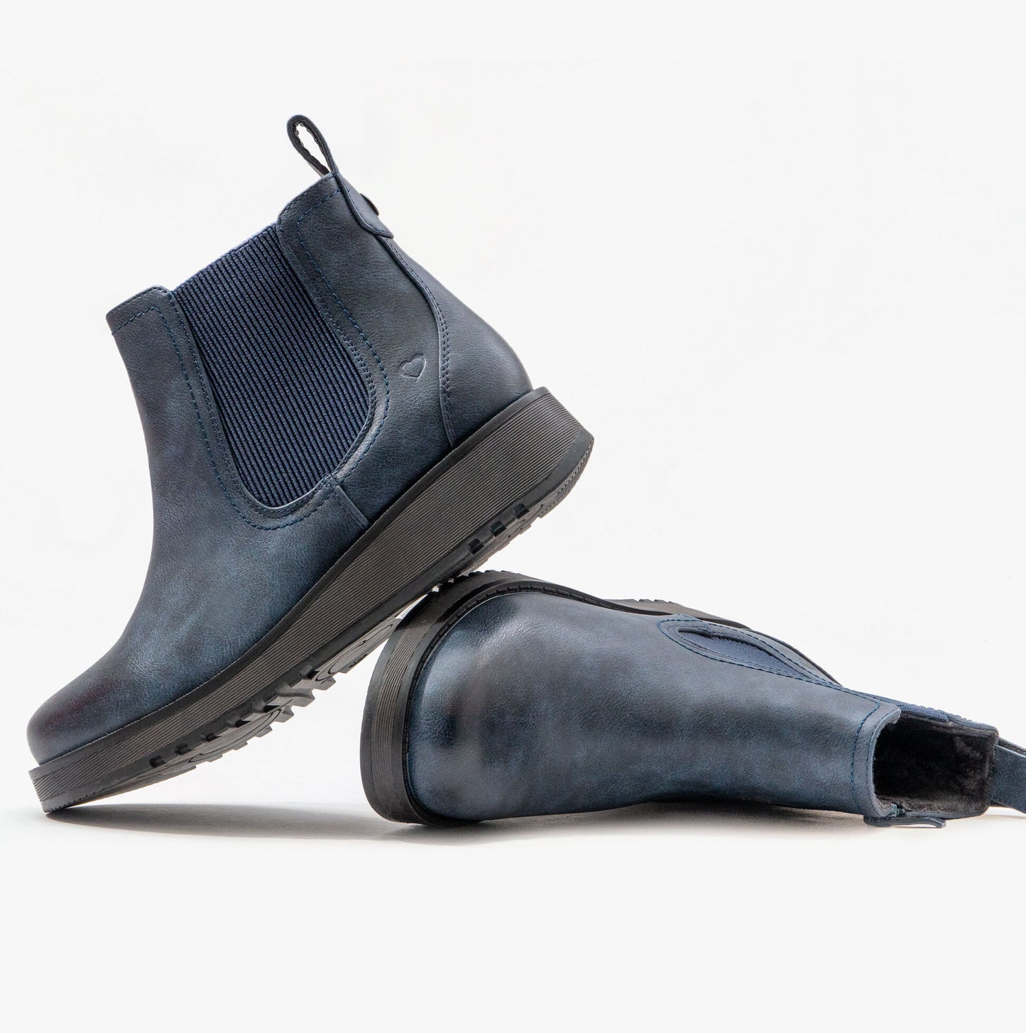 Heavenly Feet NEW ROLO2 Womens Ankle Boots Navy
