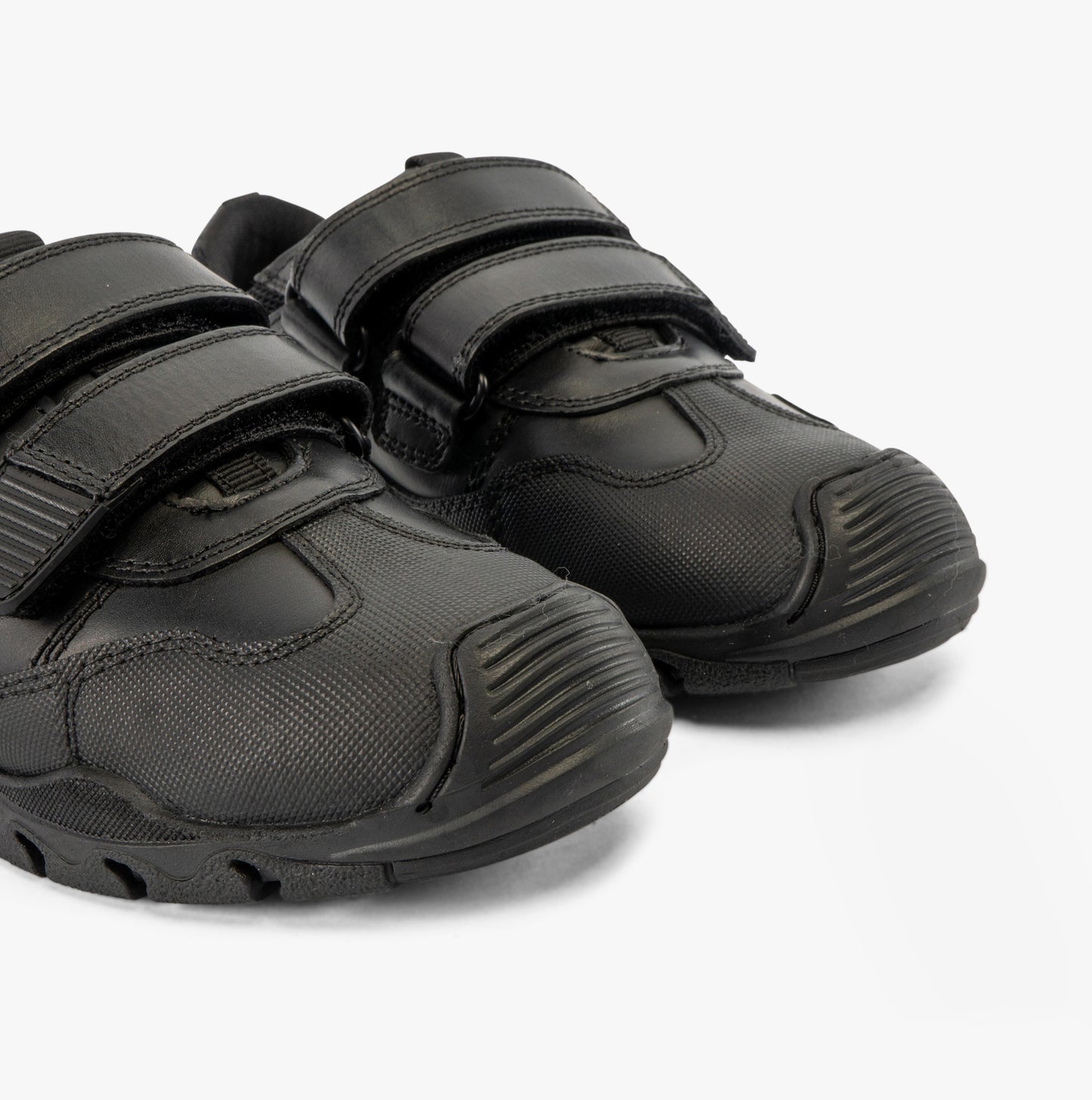 Hush Puppies TROY Boys School Shoes Black