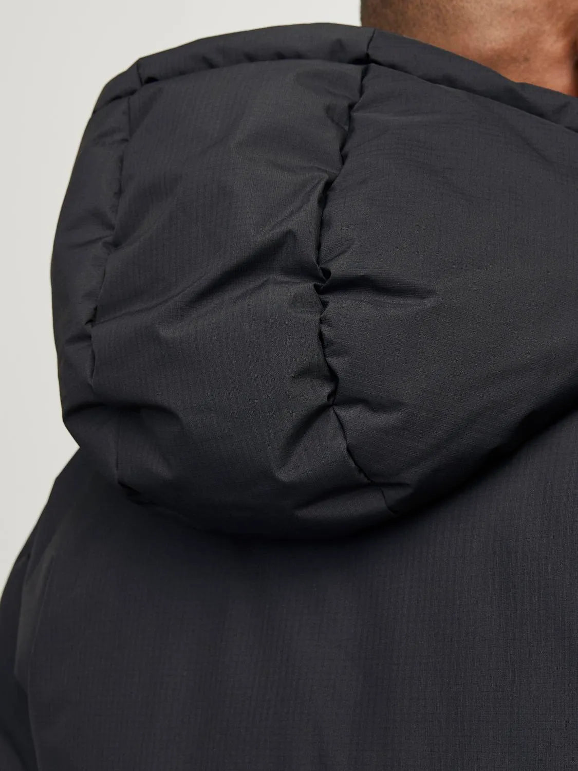 Jack & Jones WORLD Mens Puffer Jacket Black