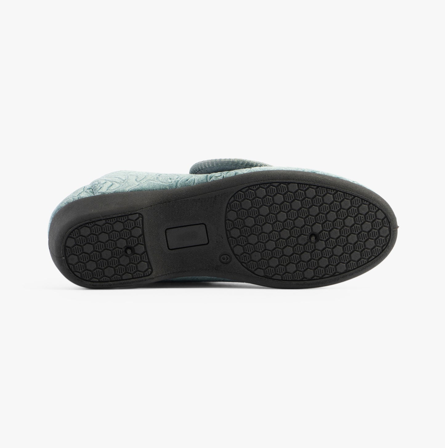 Jo & Joe DOREEN Womens Touch Fasten Slippers Teal