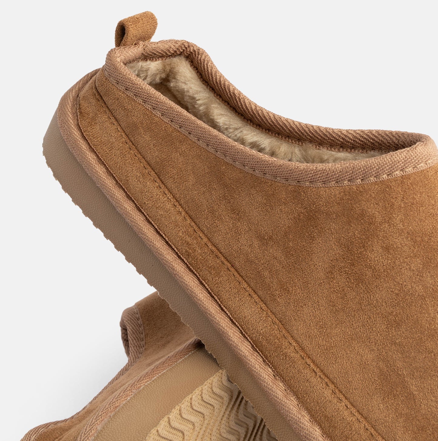 Jo & Joe KINROSS Mens Mule Slippers Chestnut