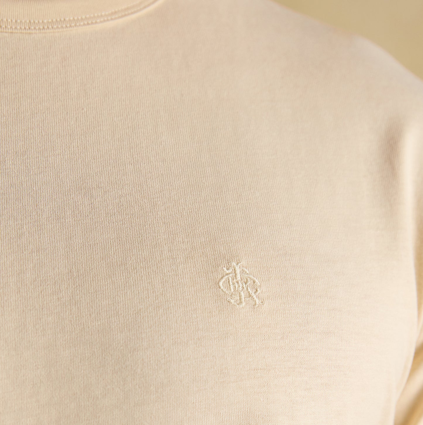 Joules RUGBY CLUB TEE Mens T-Shirt Cream