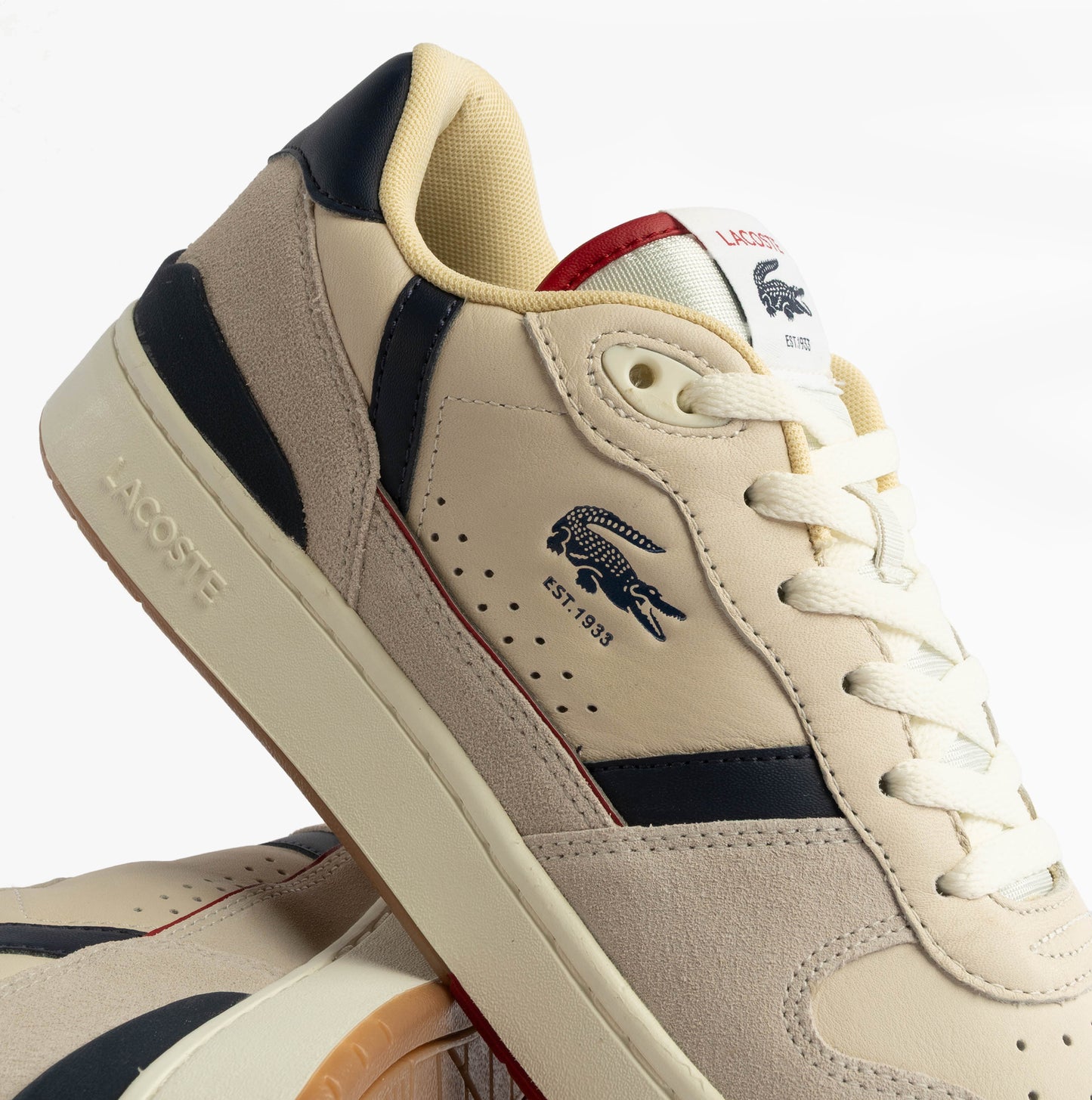 Lacoste T-CLIP SET Mens Casual Trainers Trainers Off White/Gum