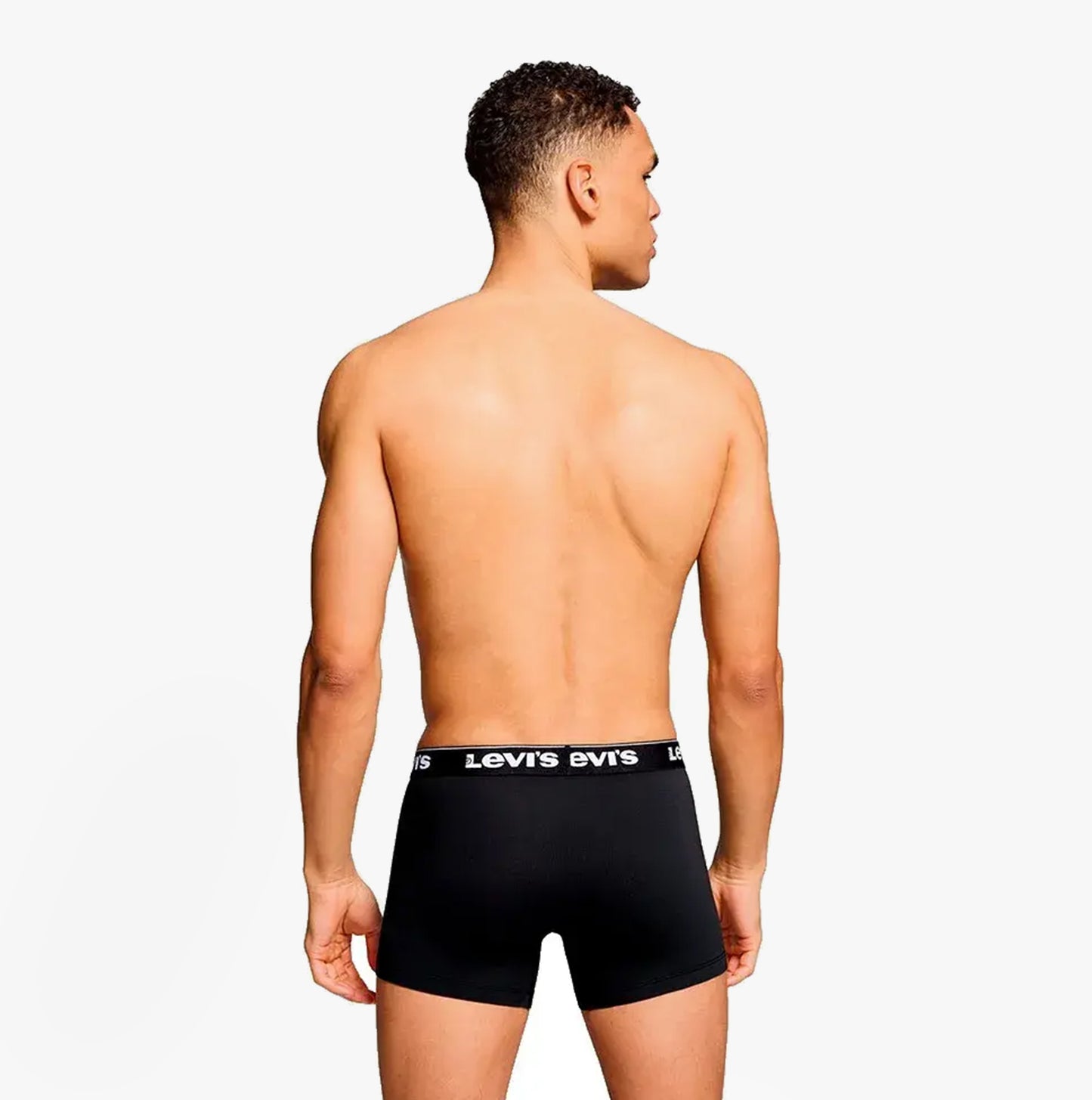 Levi's REPEAT LOGO Mens 3 Pack Trunks Black