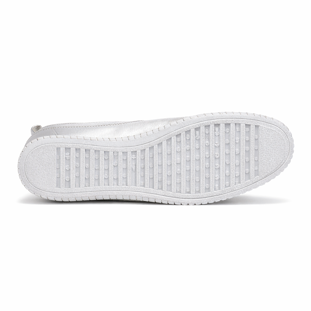 Mod Comfys LOUISE Womens Comfort Shoes Silver
