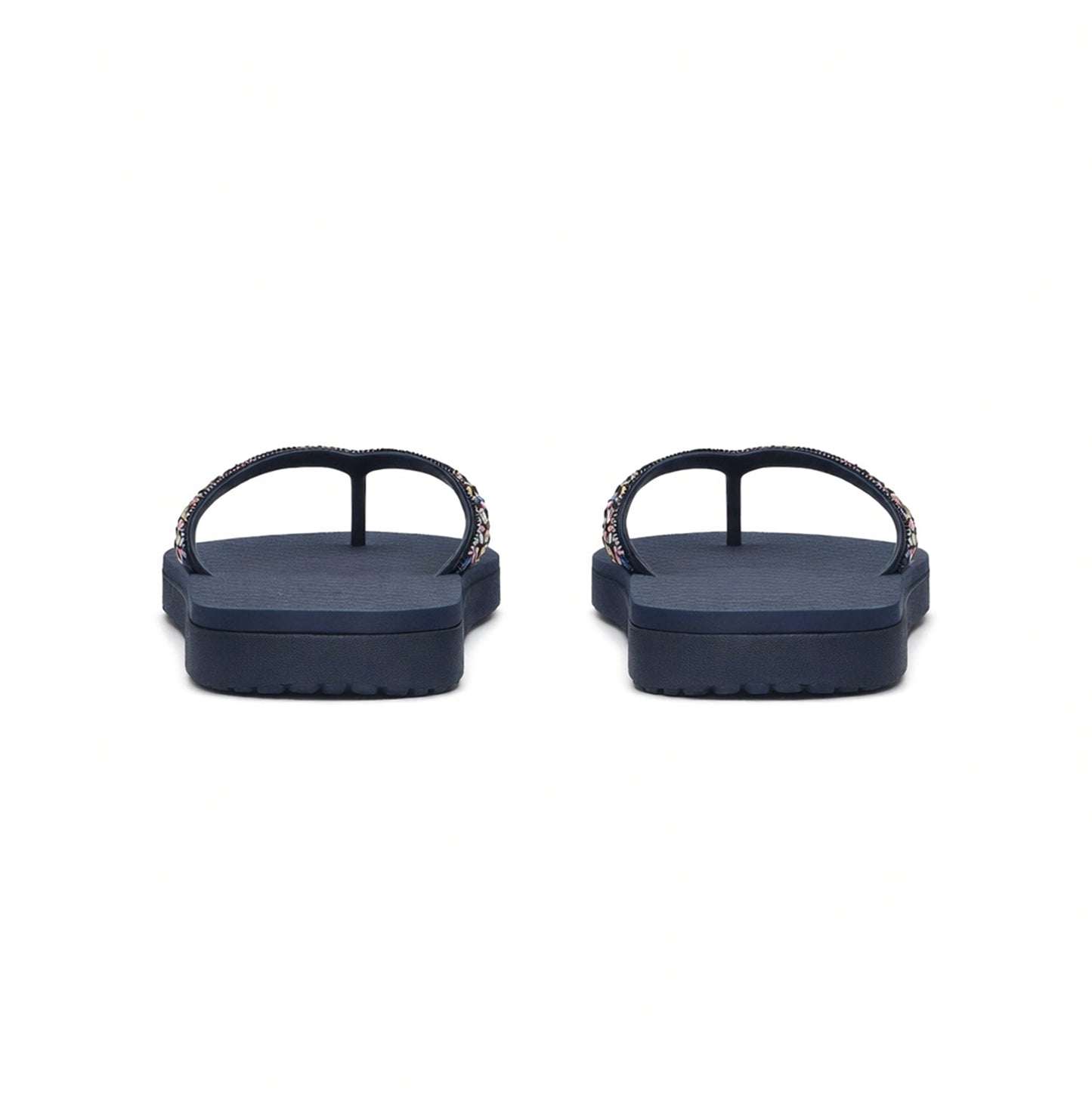 Skechers MEDITATION LUXE - CLASSIC ROM Womens Toe-Post Sandals Navy/Multi