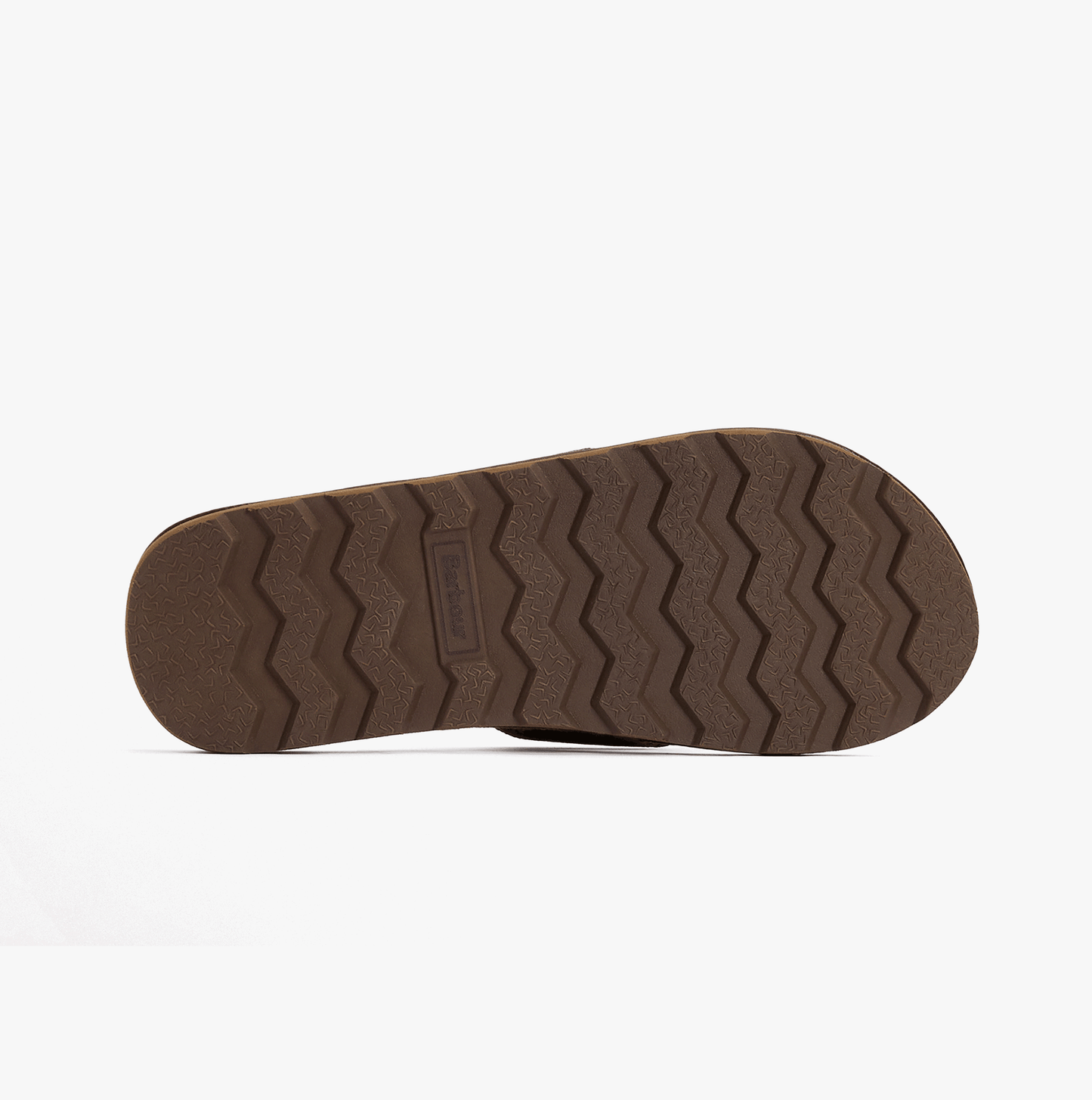 Barbour HARKER Mens Toe-Post Sandals Choc/Olive