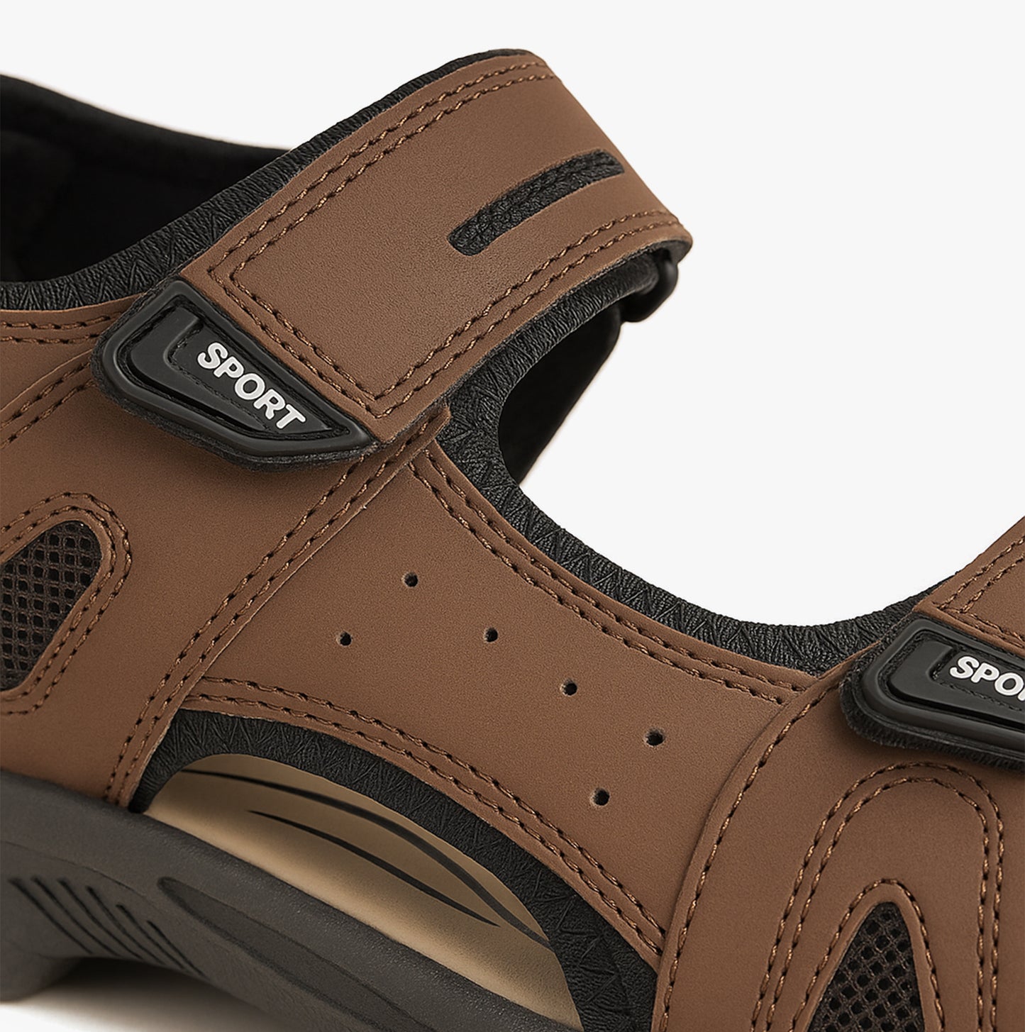PDQ NOMAD Adjustable Sports Sandal Brown