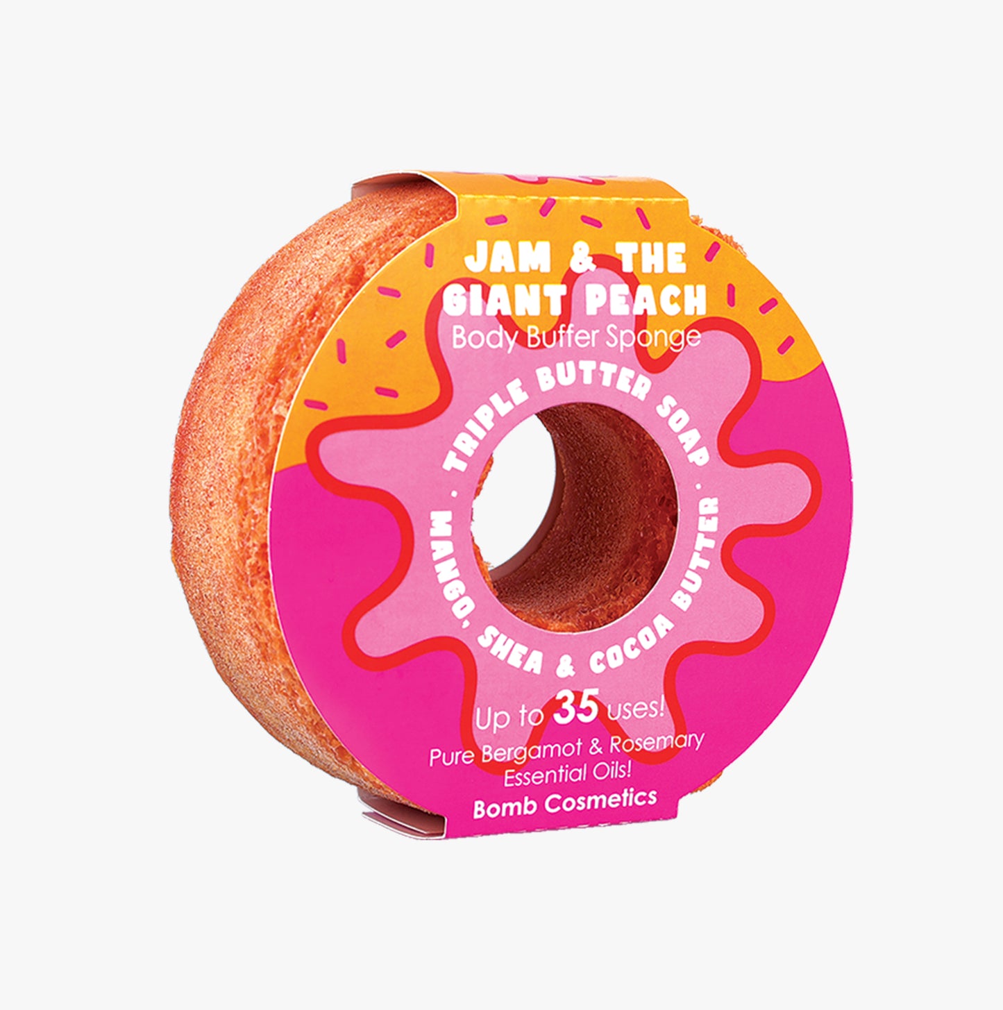 Bomb Cosmetics Jam & The Giant Peach Bath Sponges & Loofahs n/a