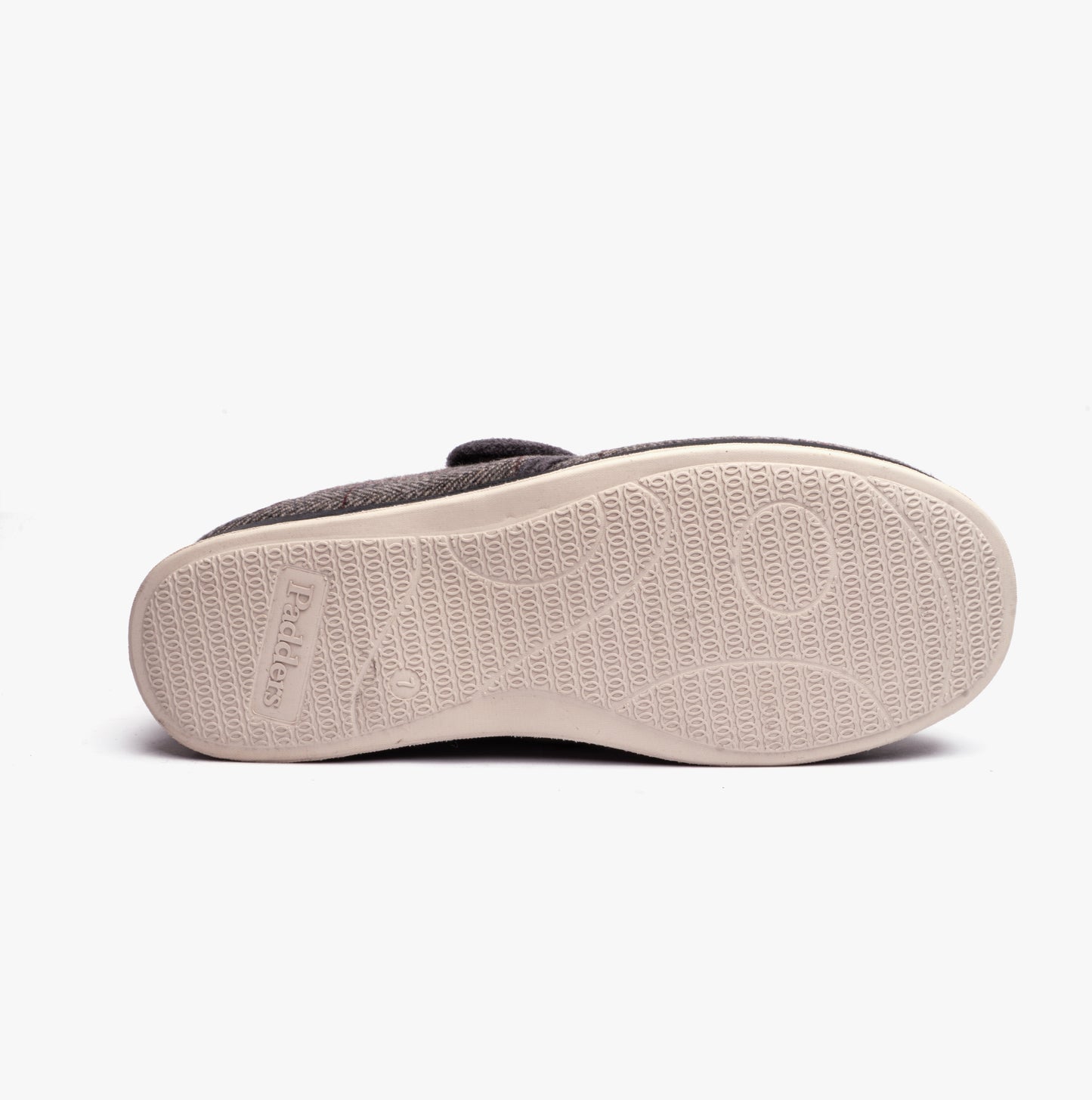 Padders CHARLES Mens (G Fit) Slippers Grey Combi