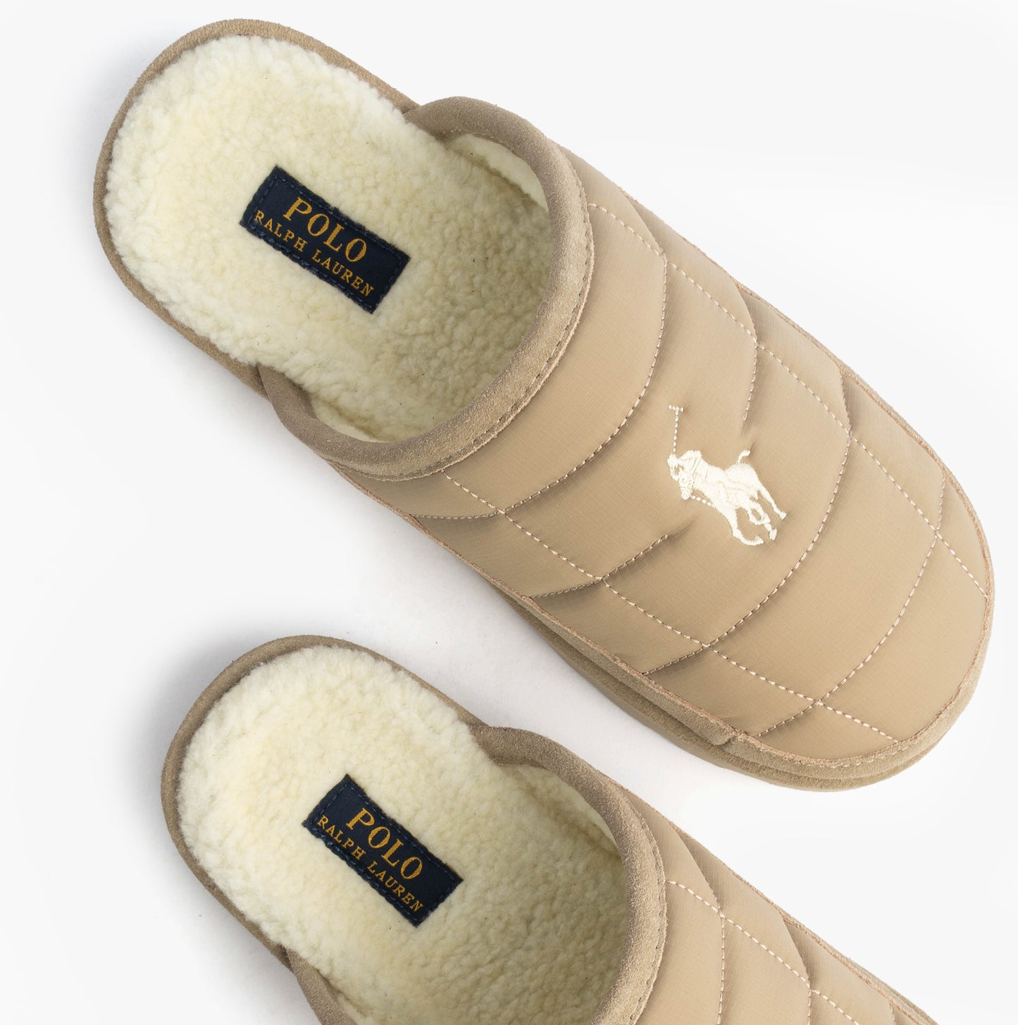 Polo Ralph Lauren READ SCFF II Mens Mule Slippers Milkshake/Cream