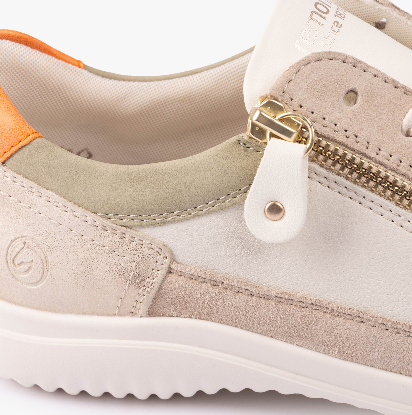 Remonte D1E06-80 Womens Shoes White Combination