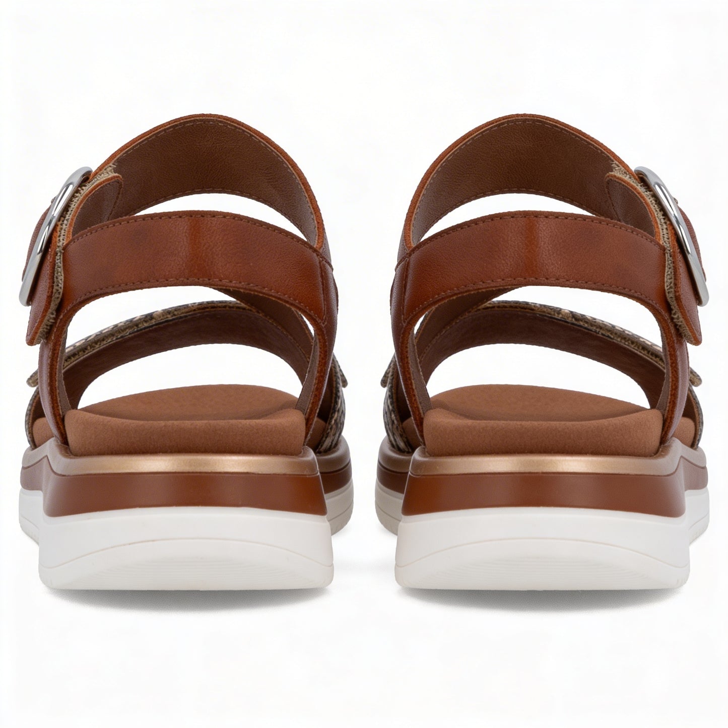 Remonte D1J64 Womens Ankle Strap Sandals Brown