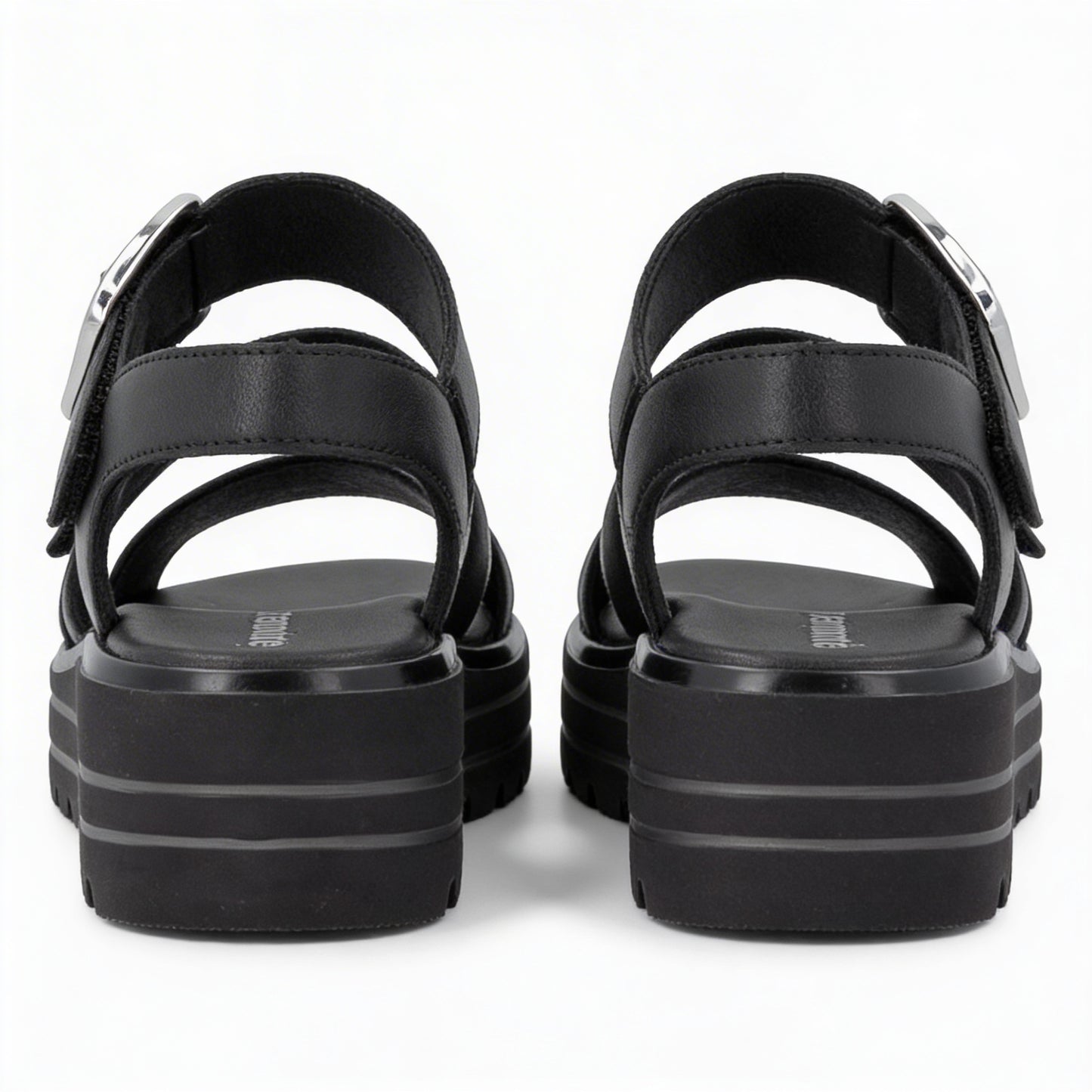 Remonte D3N50 Womens Ankle Strap Sandals Black