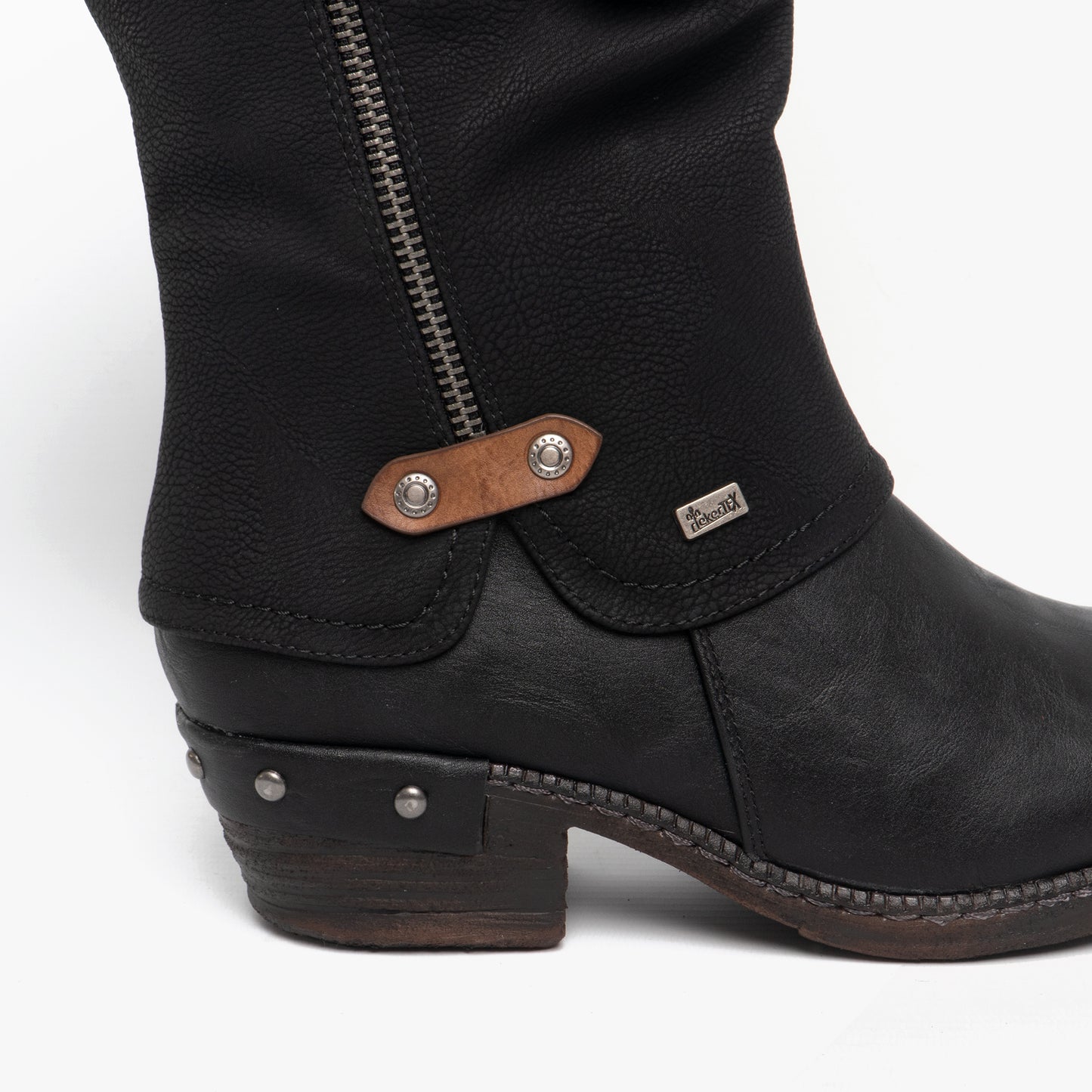 93655-00 Womens Knee High Boots Black