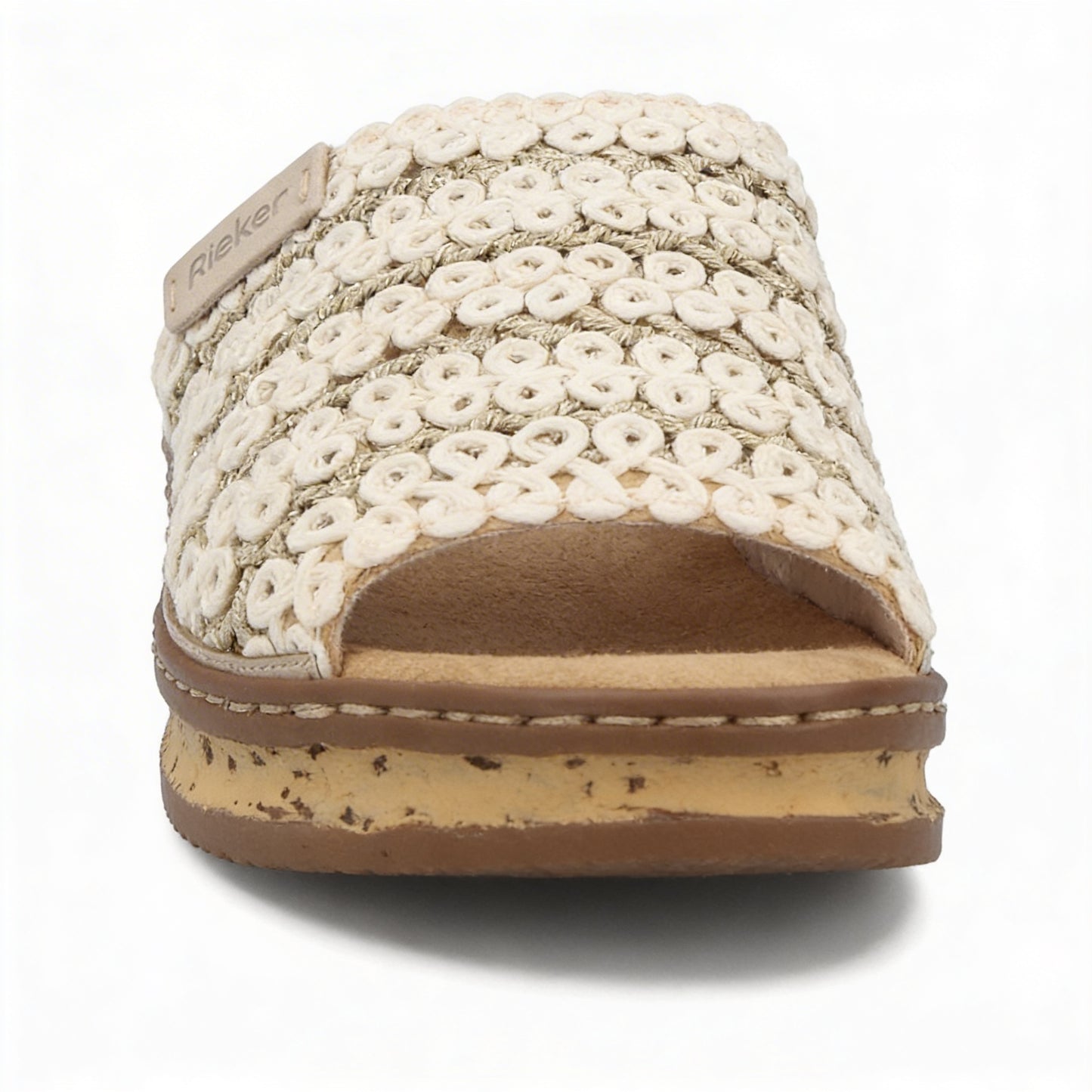 Rieker 629X8-60 Womens Ankle Strap Sandals Beige