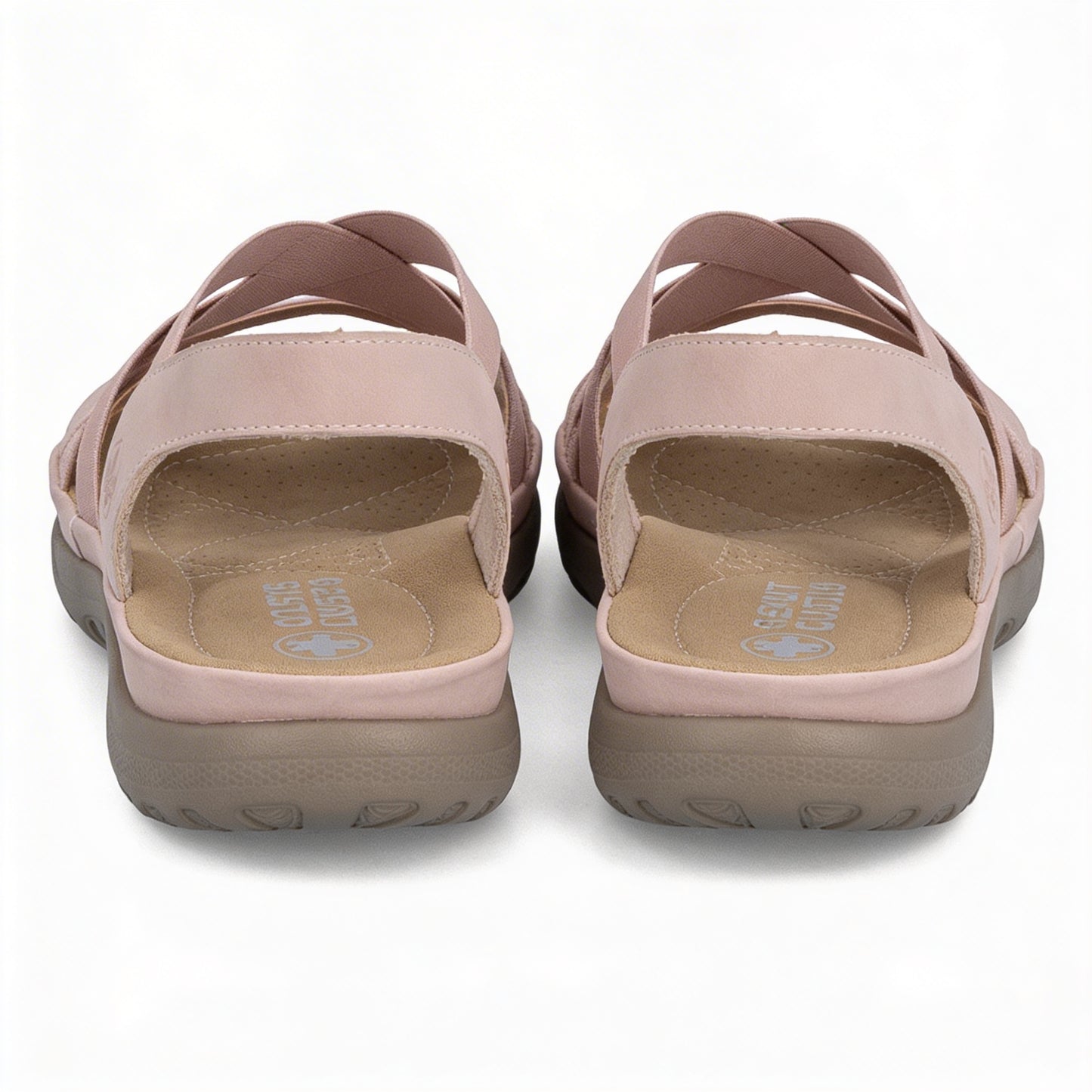 Rieker 64857 Womens Ankle Strap Sandals Rose
