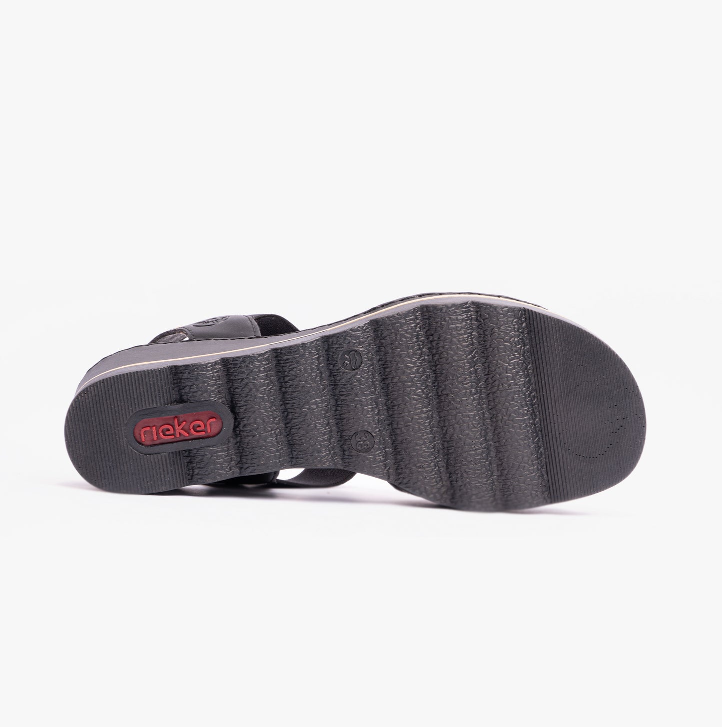 Rieker 67498-00 Womens Sandals Black