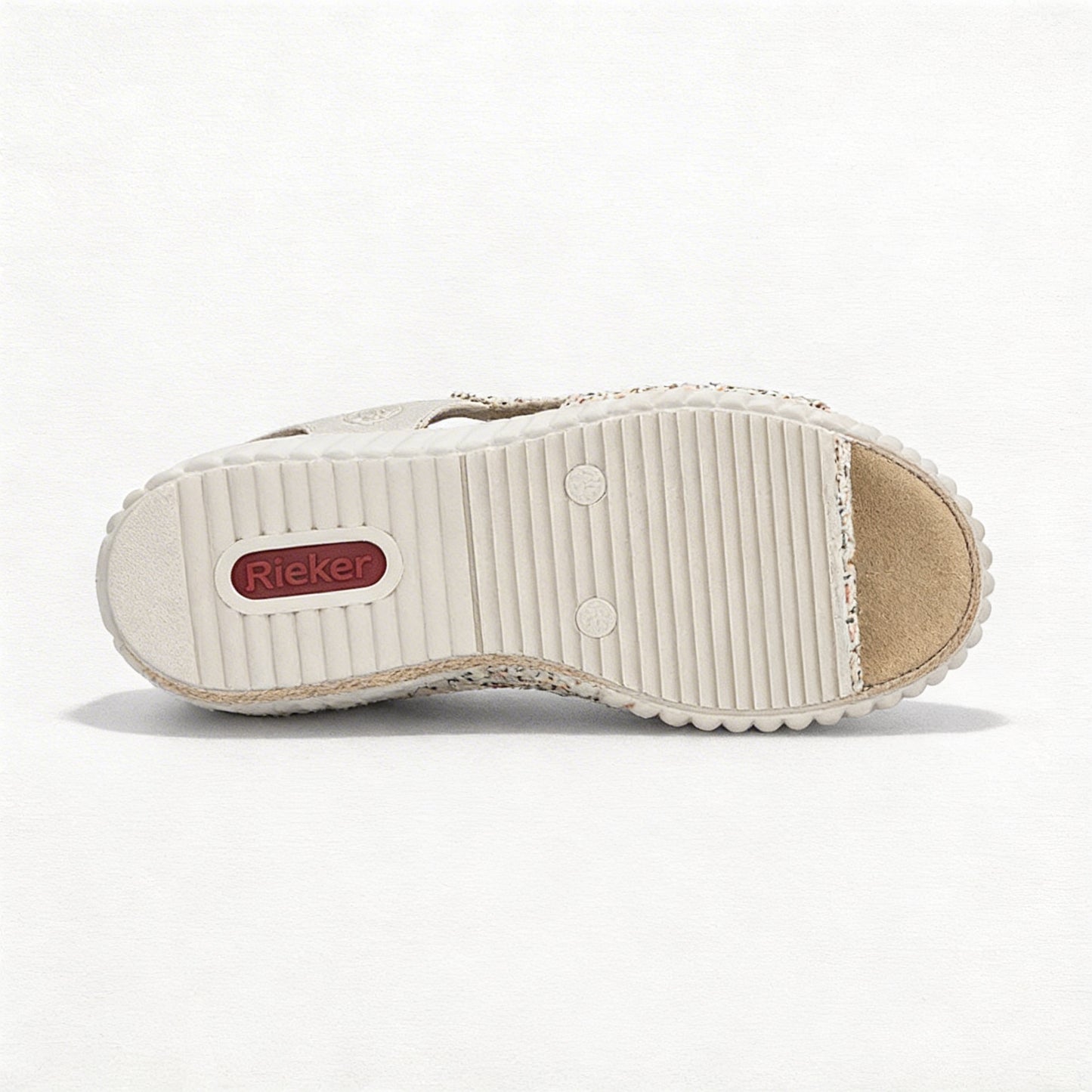 Rieker RACHEL Womens Wedge Sandals Beige