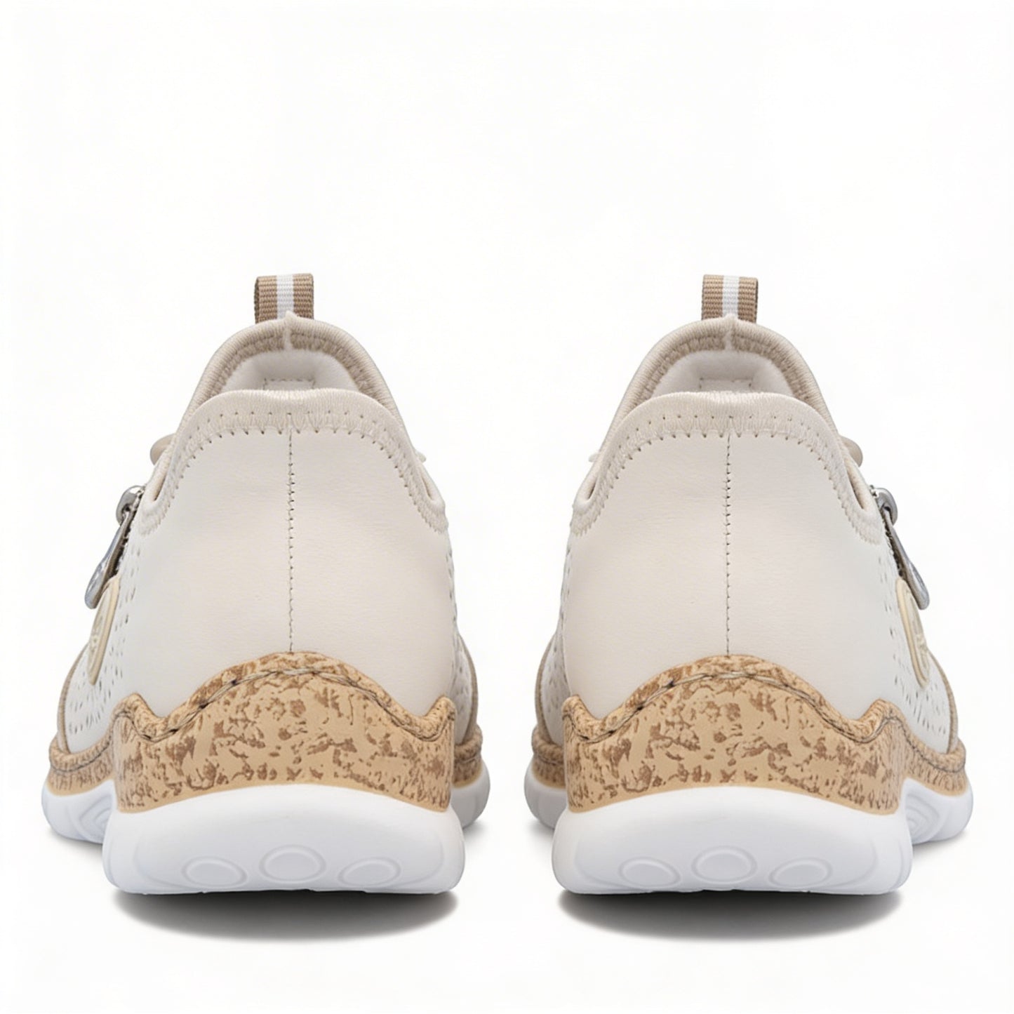 Rieker N42V3 Womens Casual Shoes Beige