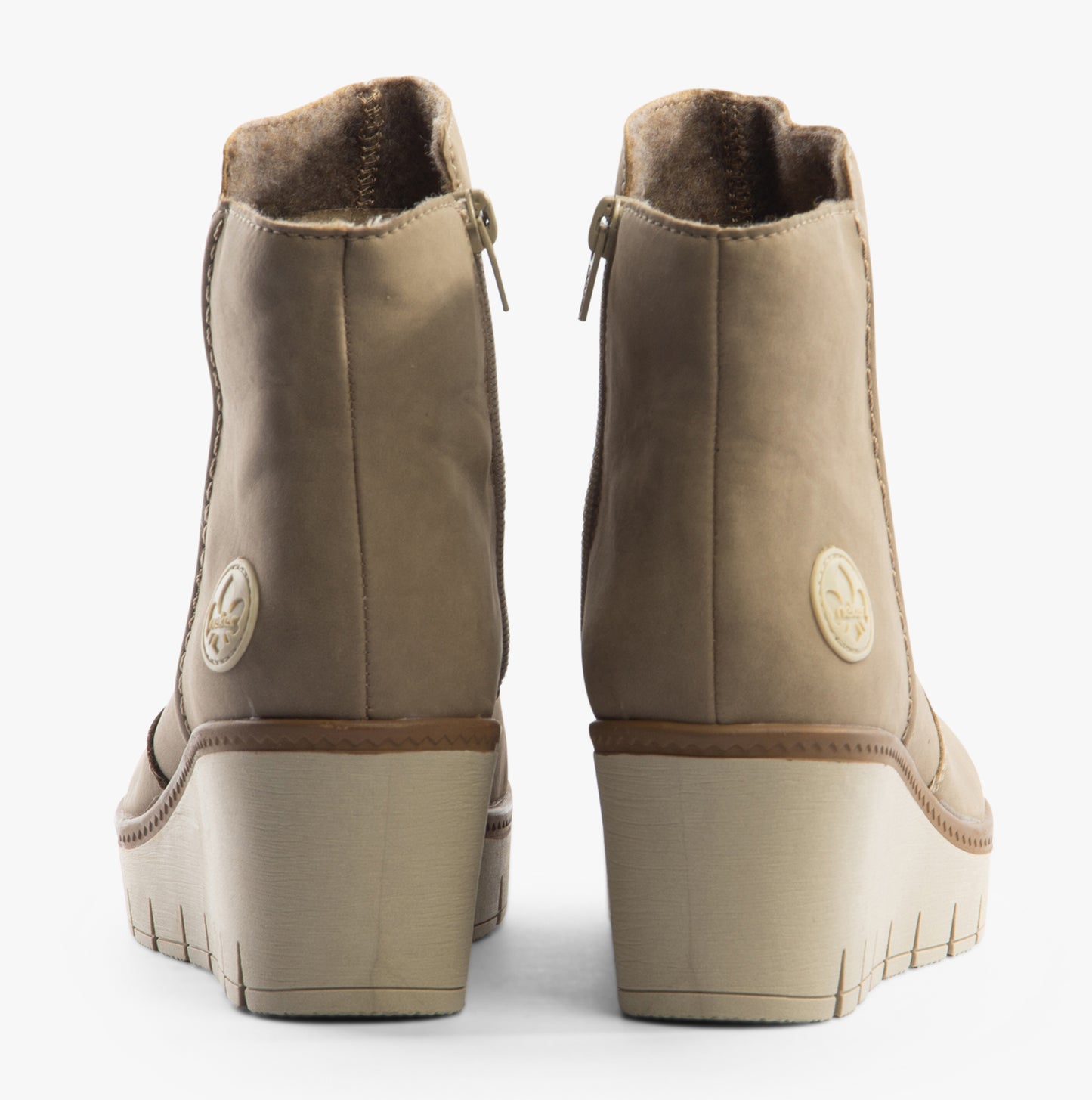 Y5065-64 Womens Boots Beige
