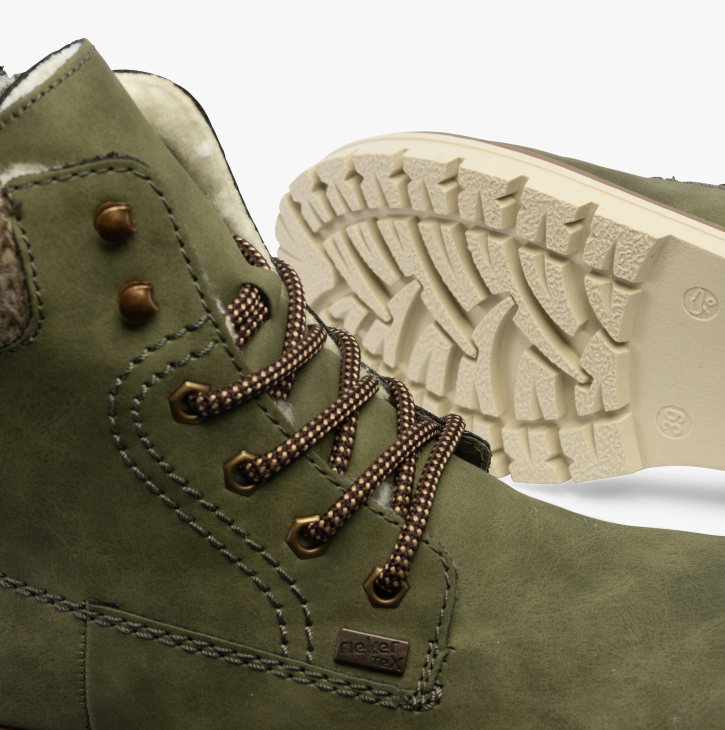 Y9118-54 Womens Boots Green