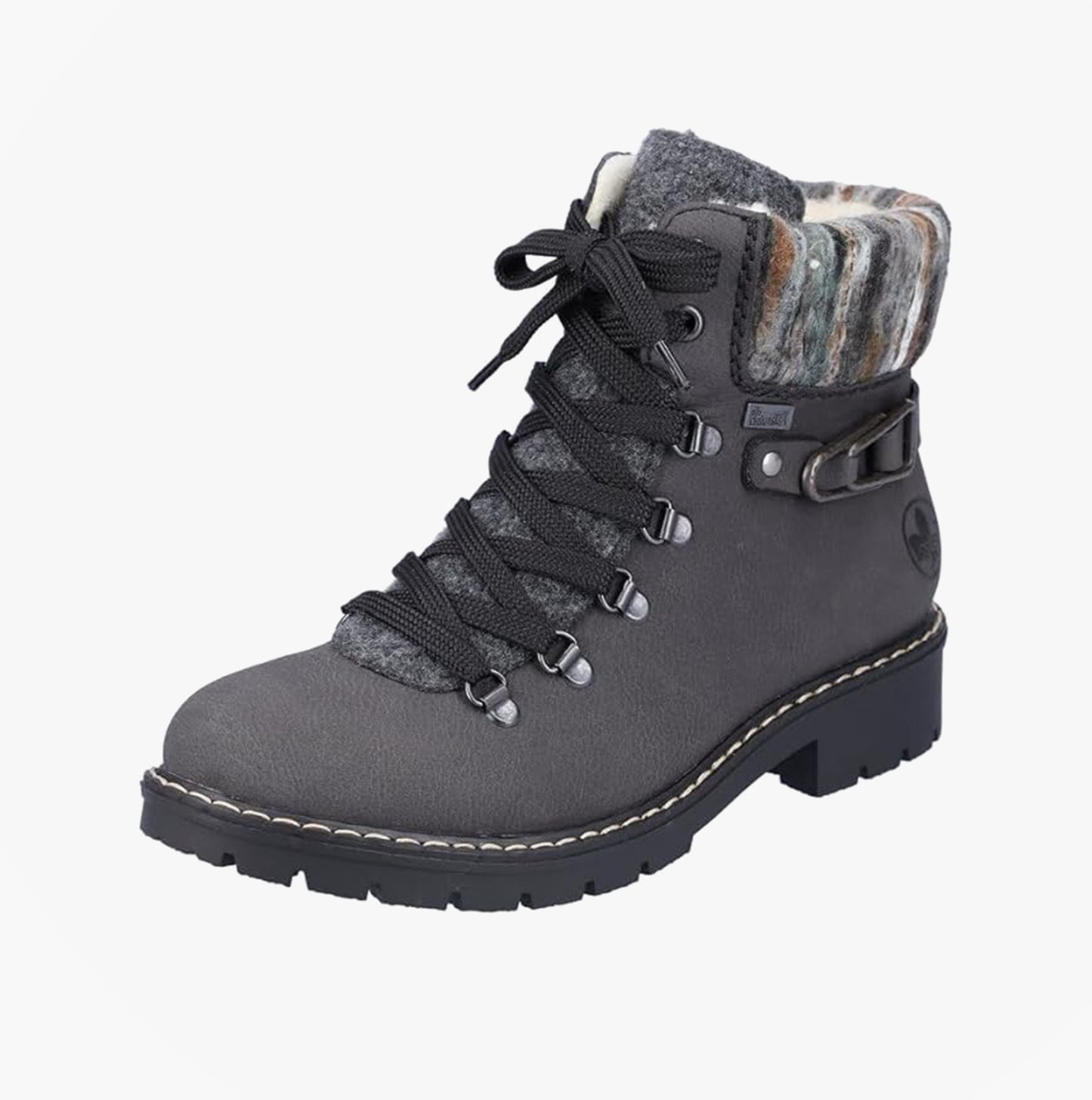 Y9131-45 Womens Ankle Boots Light Black