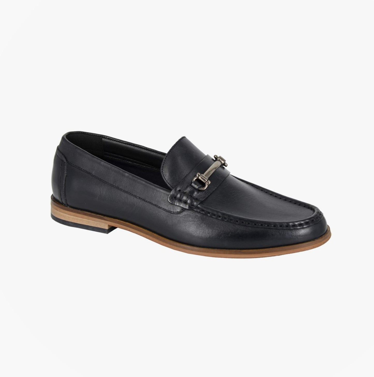 Roamers EDWARD Mens Loafer Shoes Black