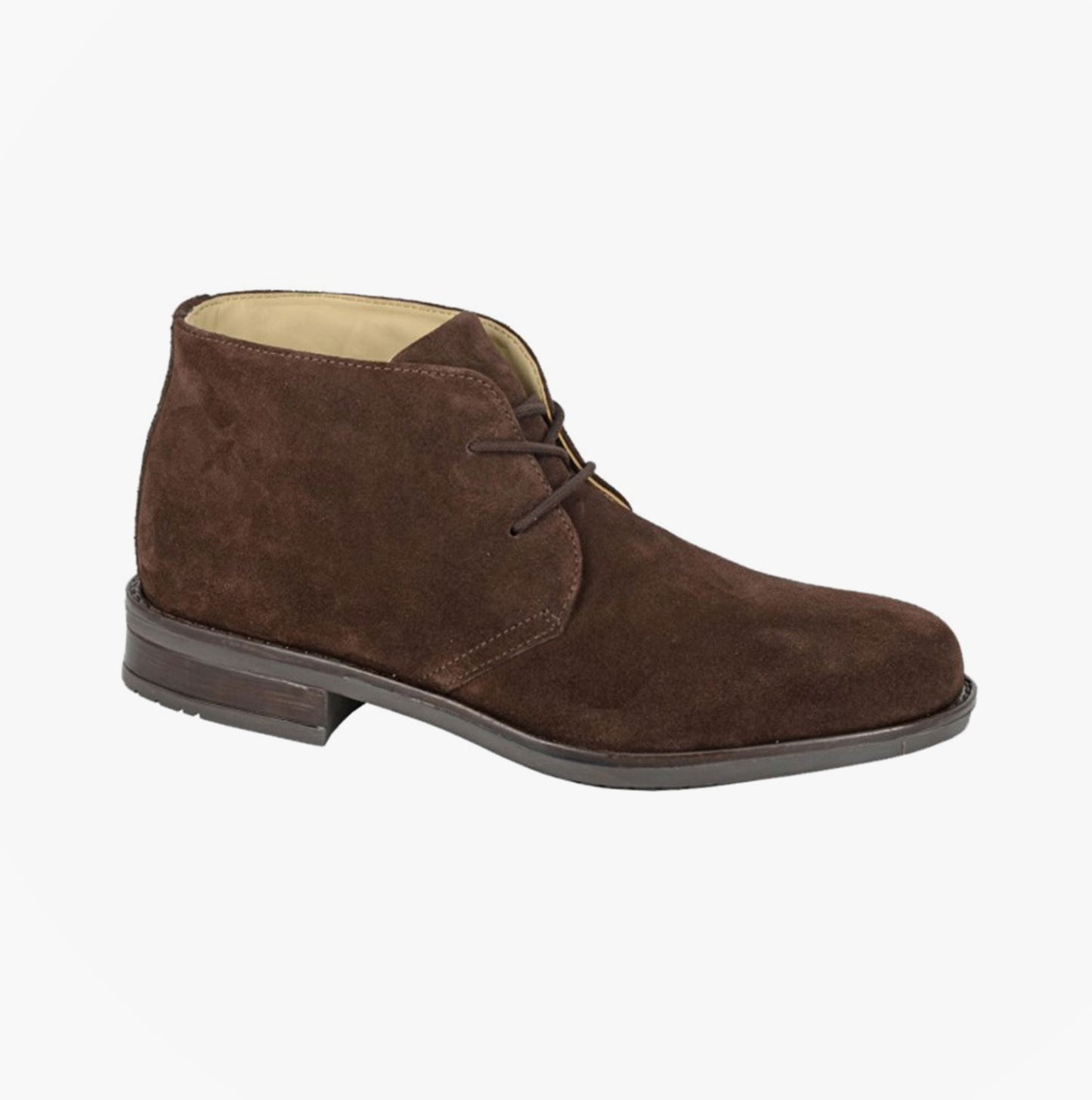 M511DBS Mens 2 Eyelet Chukka Boots Dark Brown