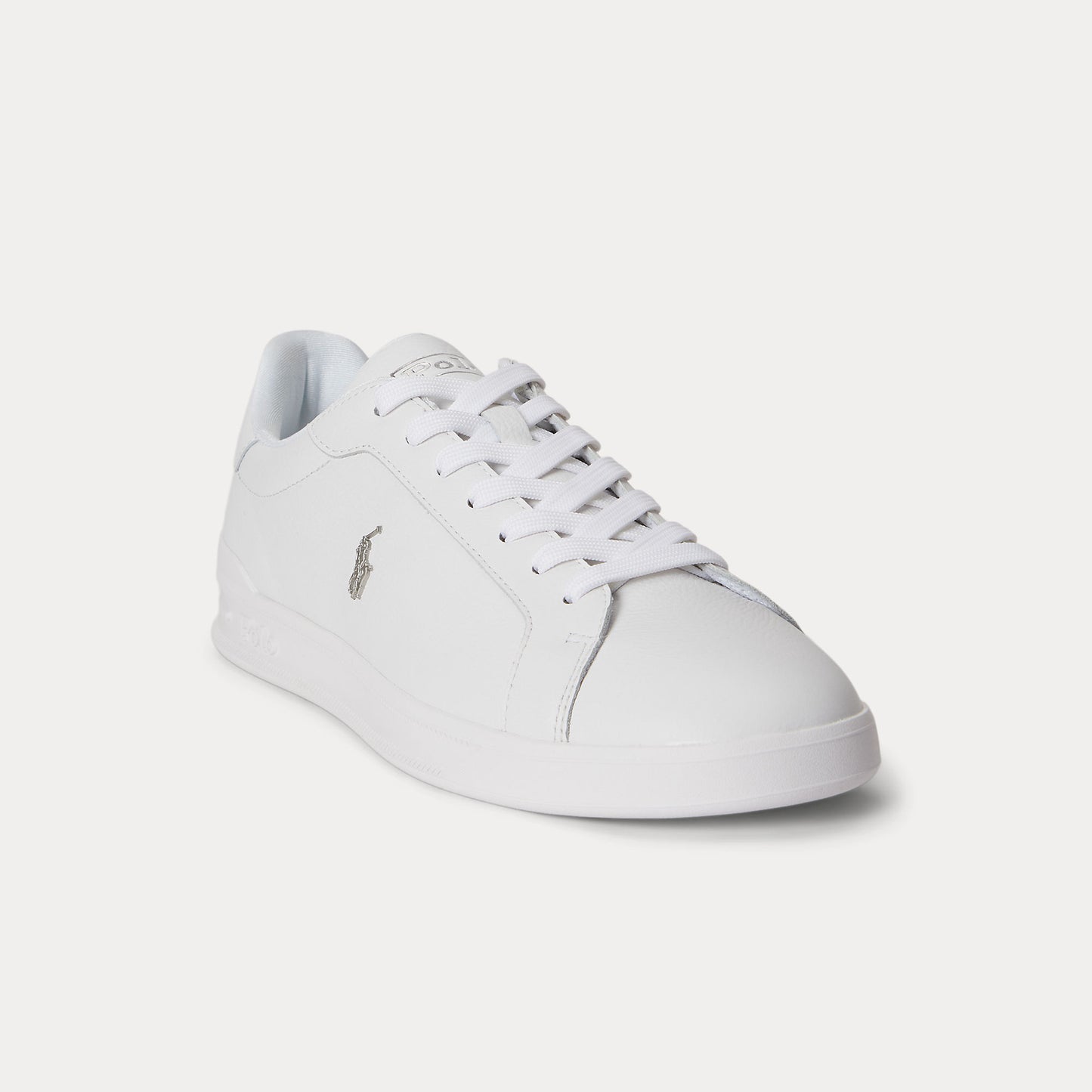 Polo Ralph Lauren HRT CRT II Mens Court Trainers White/Silver