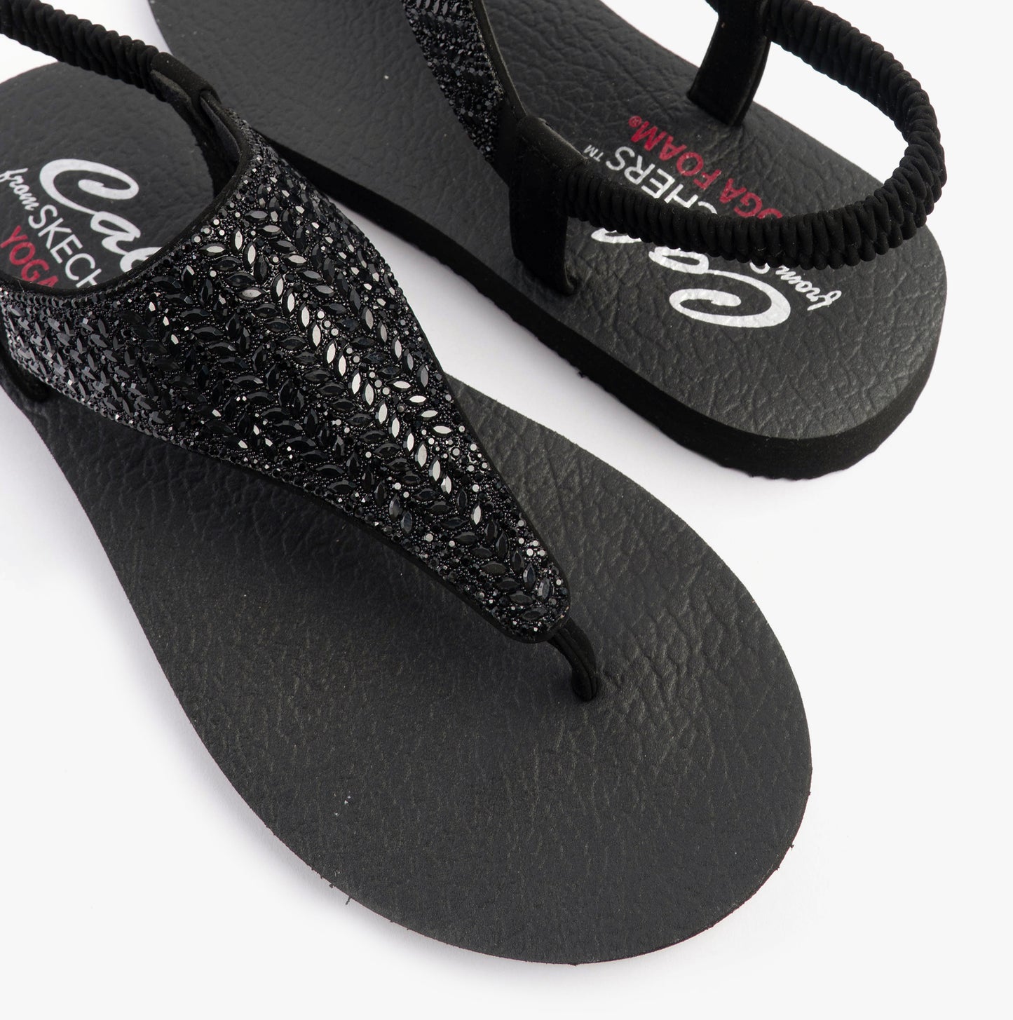 Skechers 119774/BBK MEDITATION - GLAMOROUS MUSE Womens Sandals Black