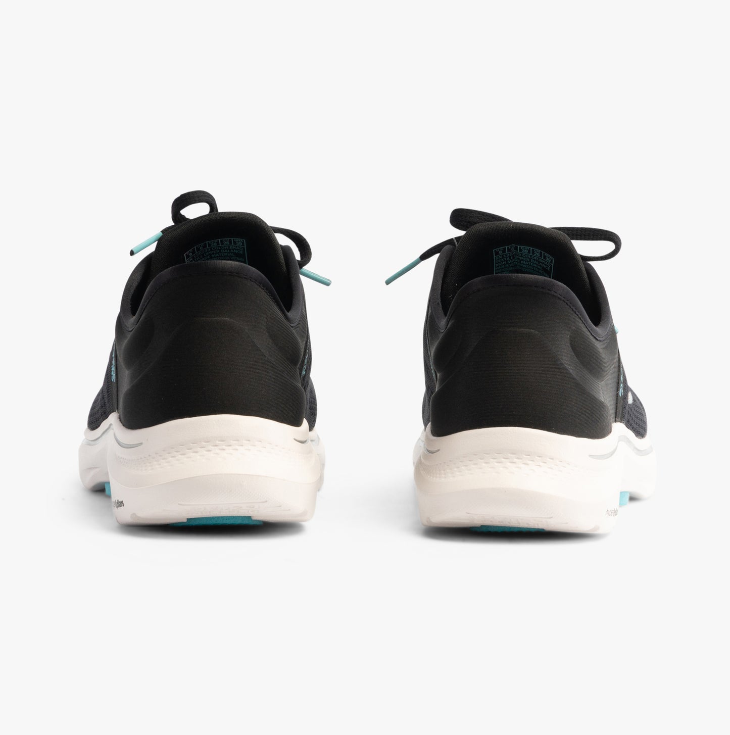 Skechers 125233/BKAQ GO WALK 7 - VALIN Womens Trainers Black/Aqua