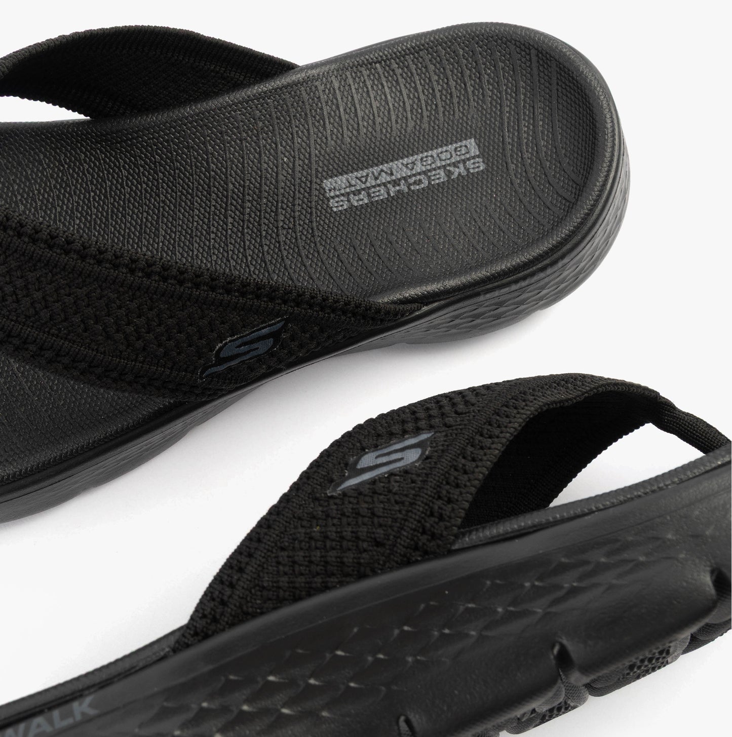 Skechers 141459/BBK GO WALK FLEX SANDAL - HOLLY Womens Sandals Black