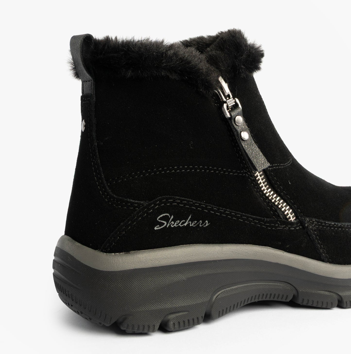 Skechers 167862/BLK EASY GOING - COOL ZIP Womens Boots Black
