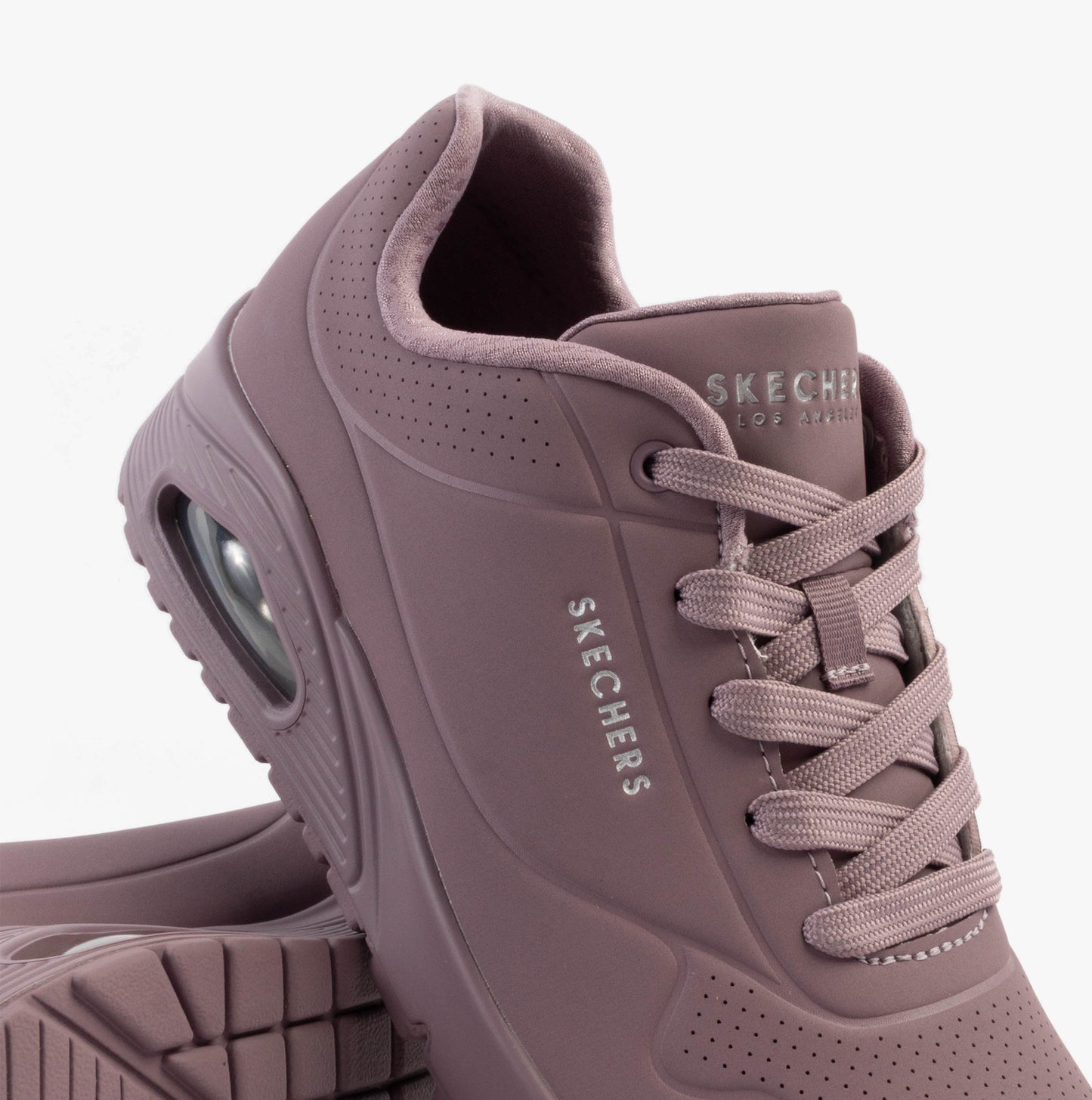 Skechers 73690/DKMV UNO - STAND ON AIR Womens Trainers Dark Mauve
