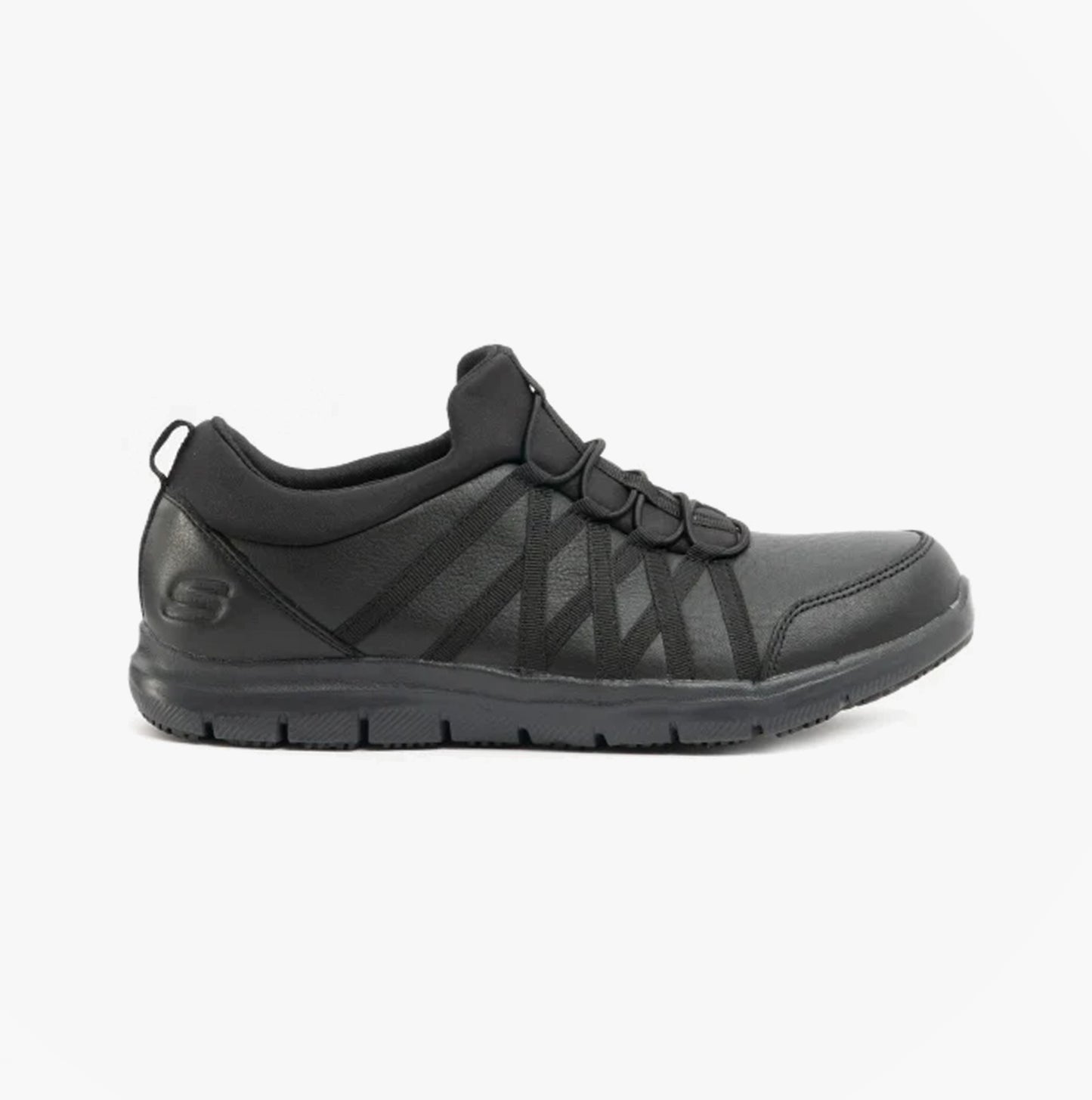 Skechers Work 77283EC GHENTER SR Womens Occupational Trainers Black