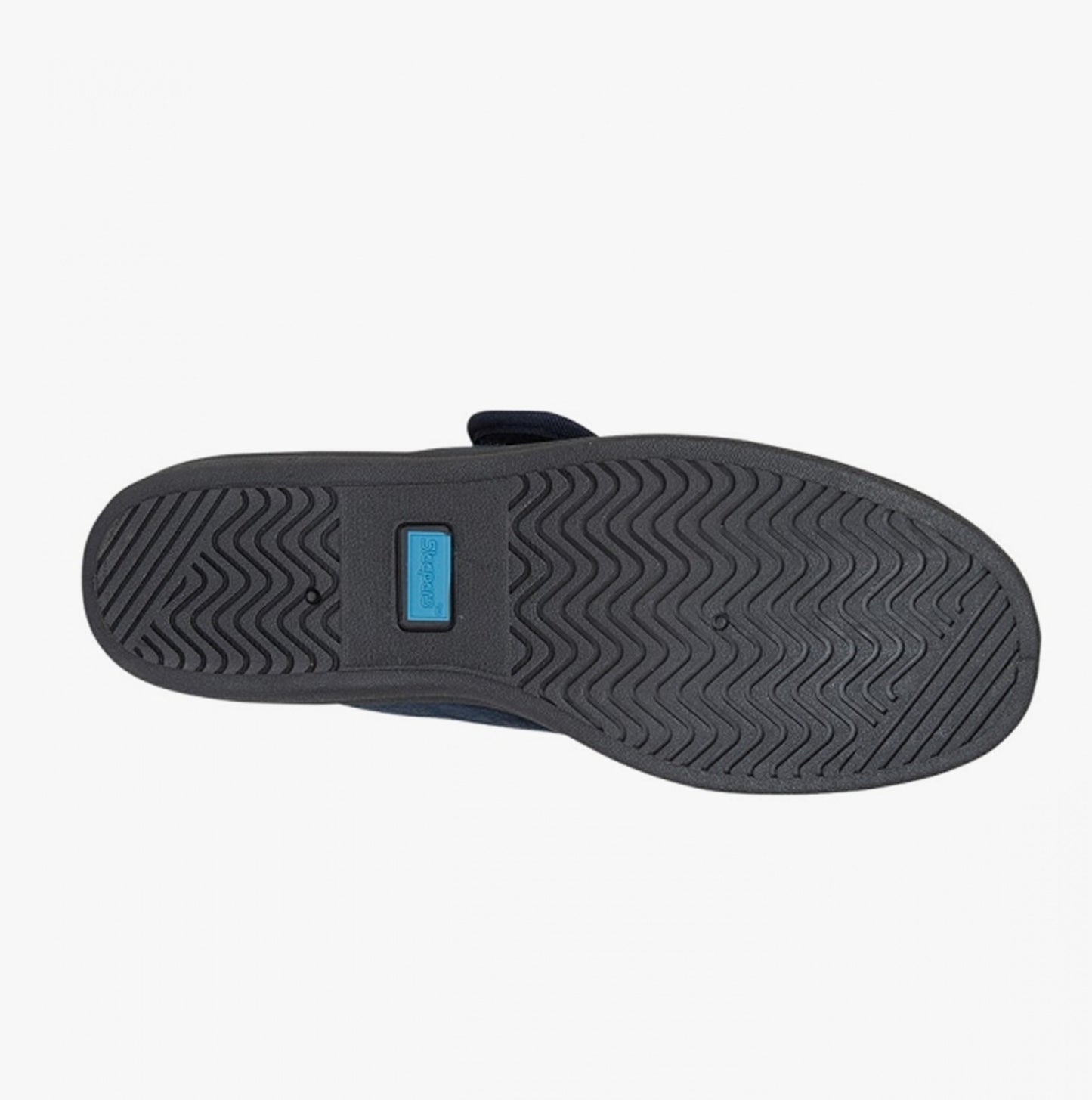 Sleepers JOHNNY Navy Microfibre Adult Touch Fastening Slipper