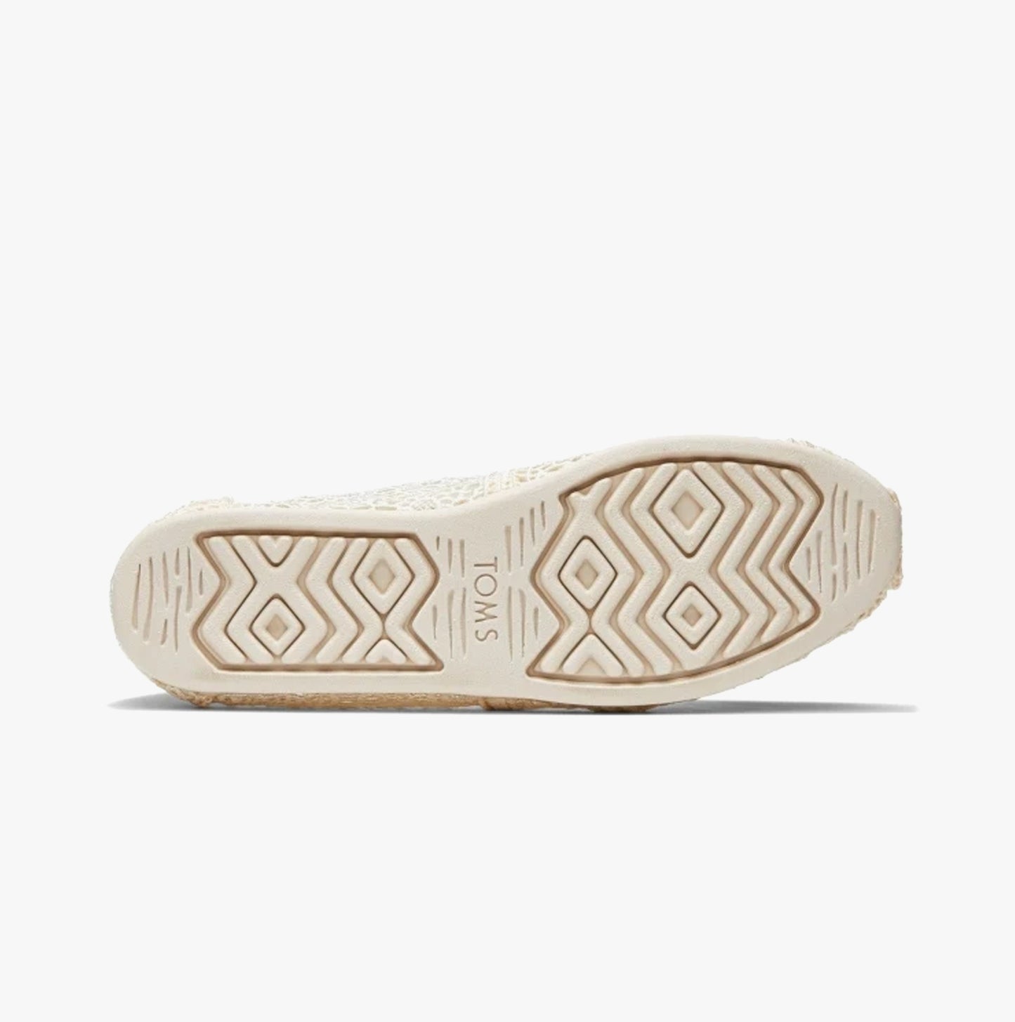 ALPARGATA Womens Crochet Espadrille Natural