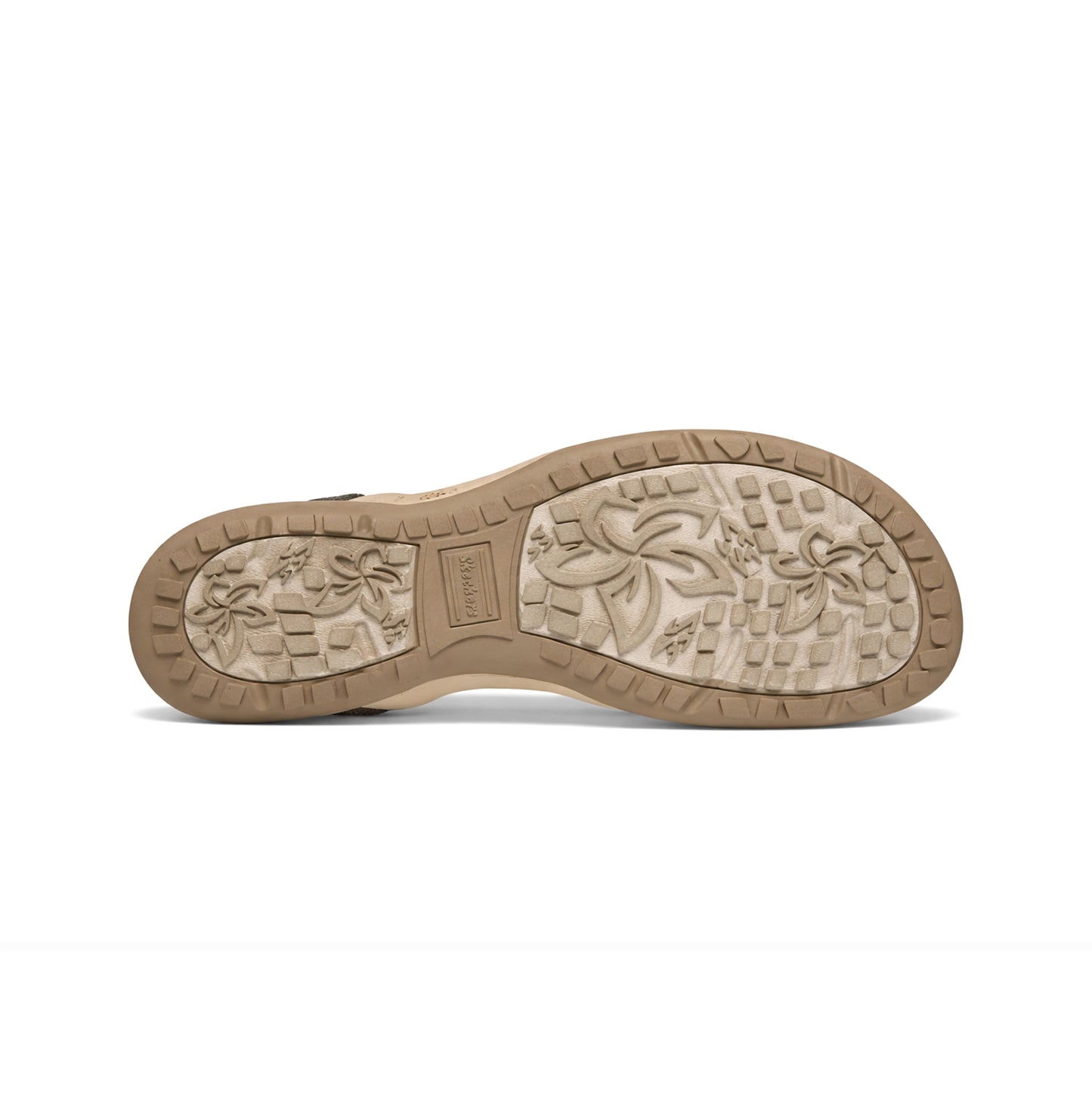 Skechers REGGAE SLIM - SUN ARRAY Womens Cross Strap Sandals Taupe