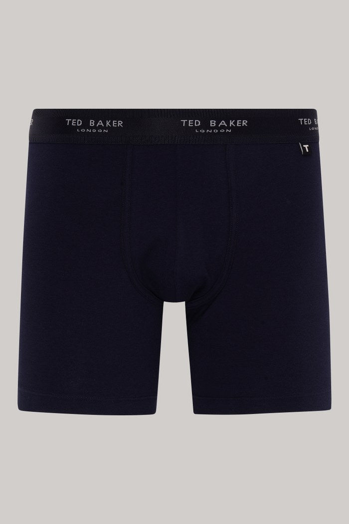 3-Pack Cotton Boxer Brief Mens Boxer Briefs Navy
