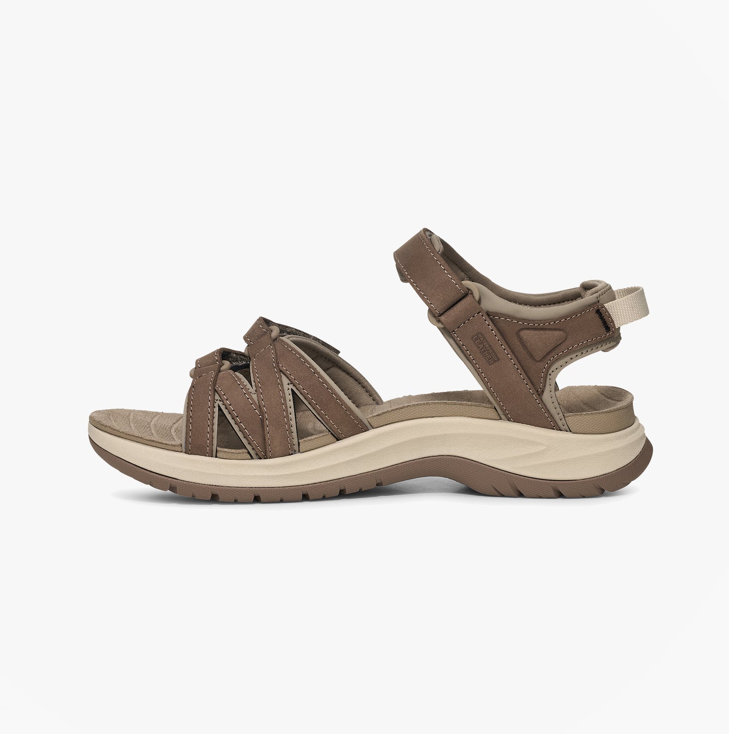 Teva TIRRA SPORT LEATHER Womens Cross Strap Sandals Caribou