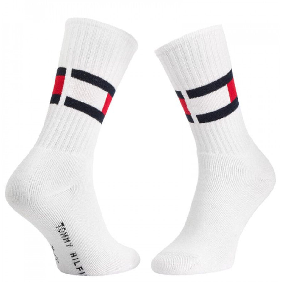 Tommy Hilfiger TRAINER FLAG Socks White
