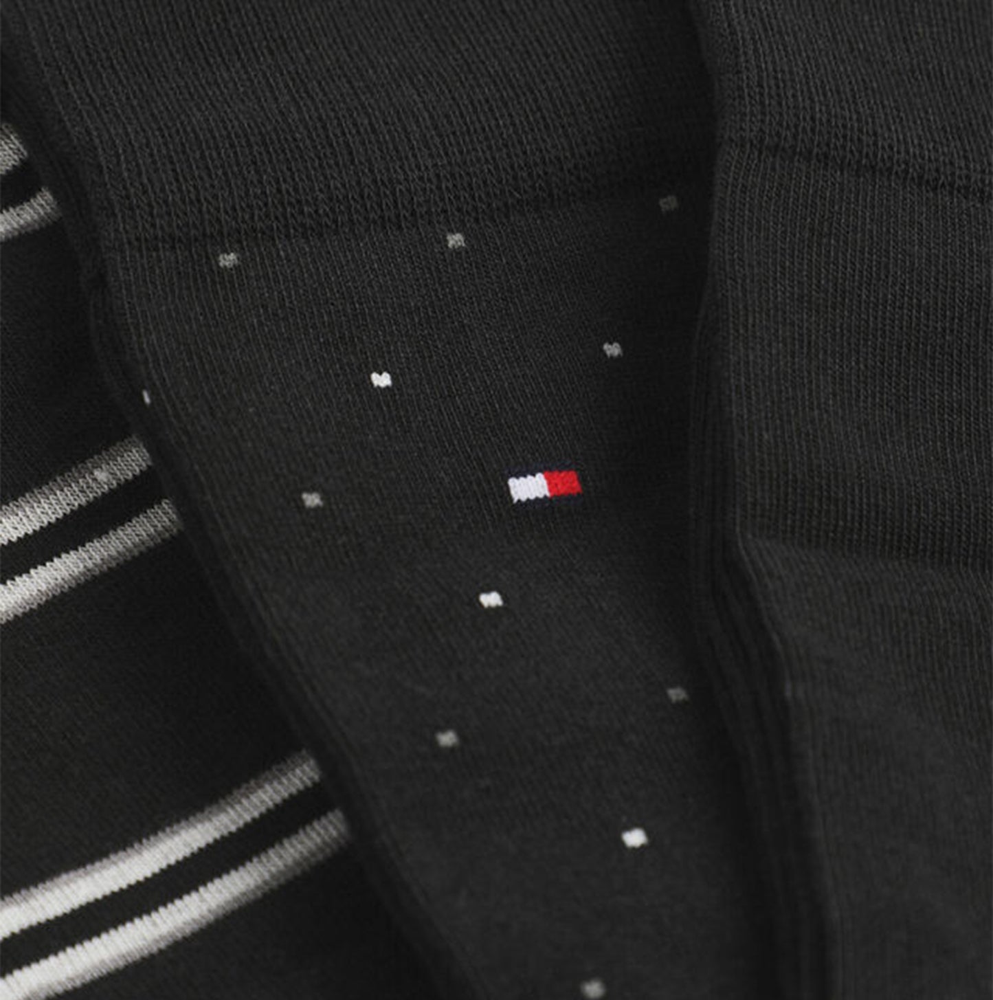 Tommy Hilfiger 4 Pack Giftboxed Classic Mens Crew Socks Black