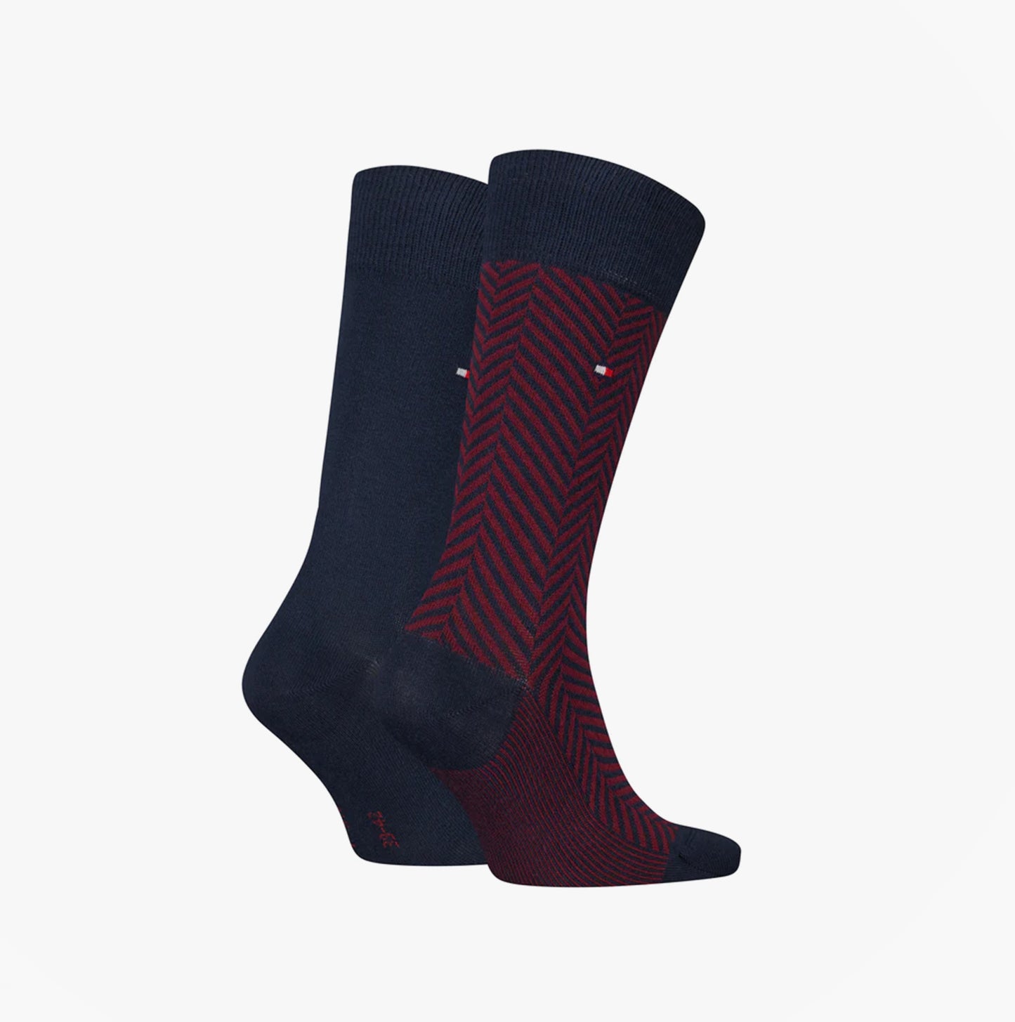 Tommy Hilfiger 2 Pack Classic Mens Crew Socks Navy