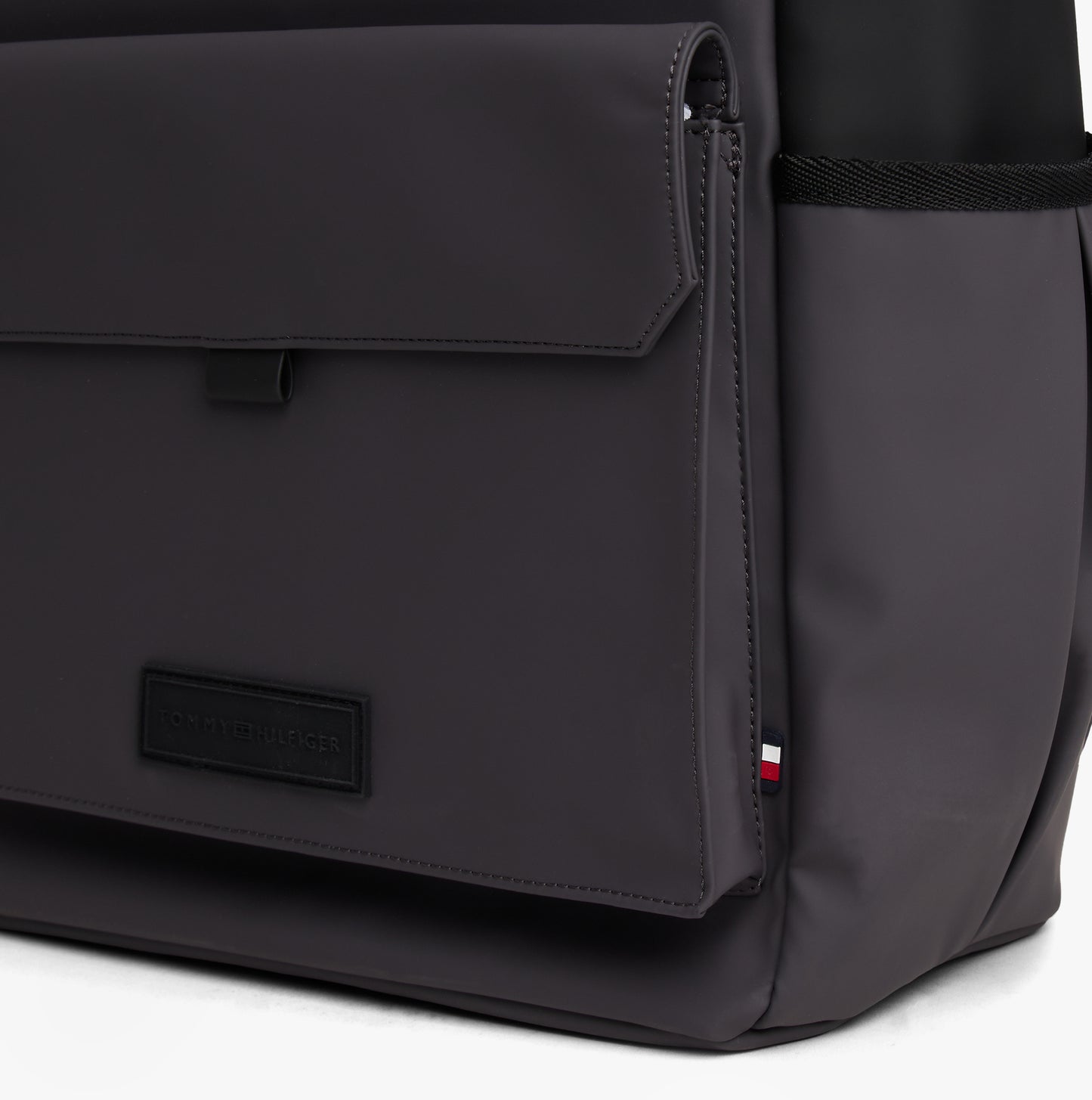 Tommy Hilfiger Mens Roll Top Backpack Charcoal Gray