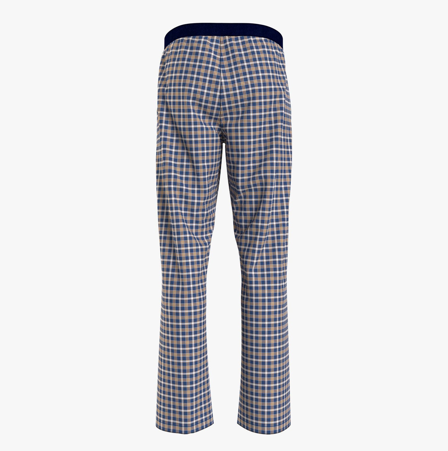 Tommy Hilfiger TH ORIGINAL WOVEN PRINT Mens Lounge Trousers Julot Check Deep Indigo